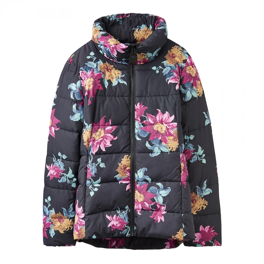Joules Florian Printed Padded Womens Coat (X) - Image 2