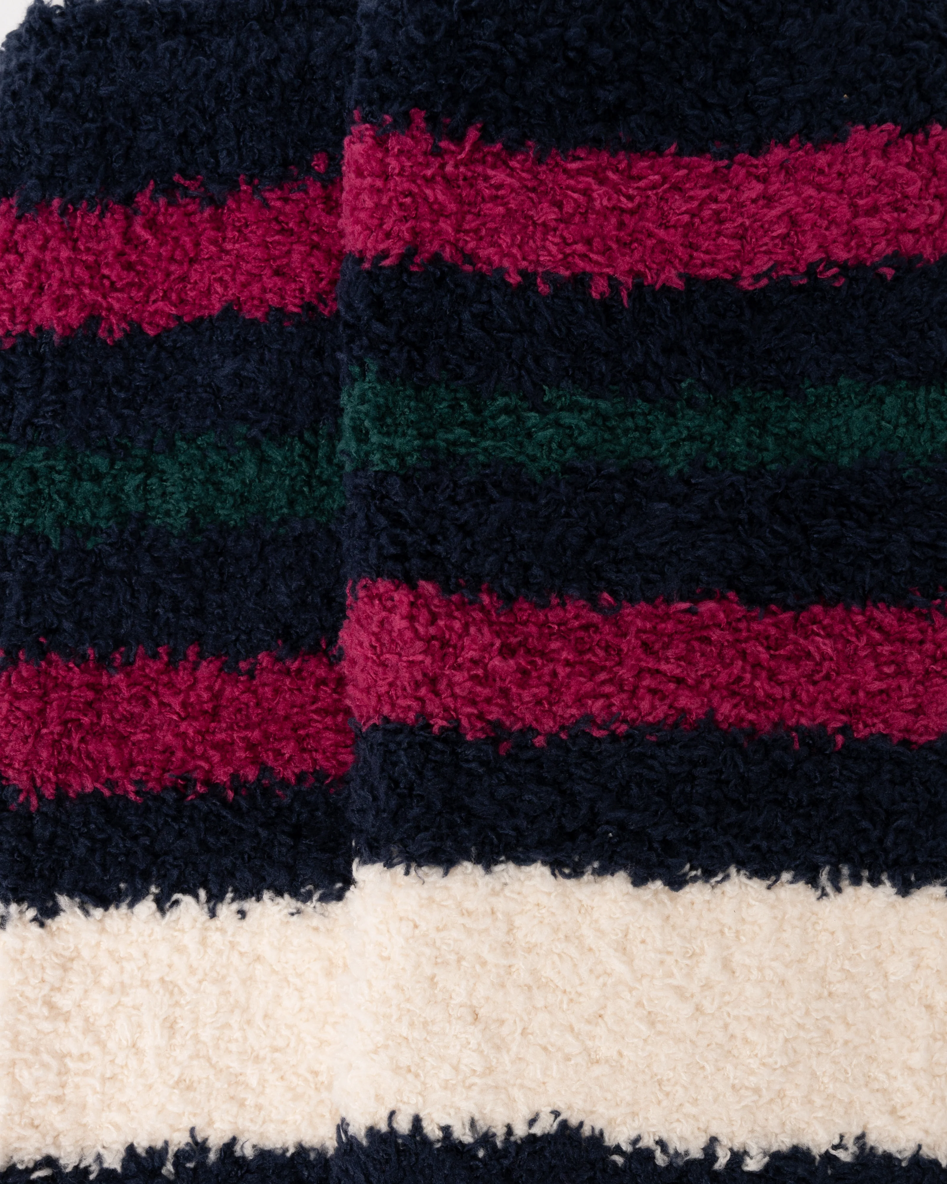 Joules Fluffy Womens Socks - Berry Red - Image 3