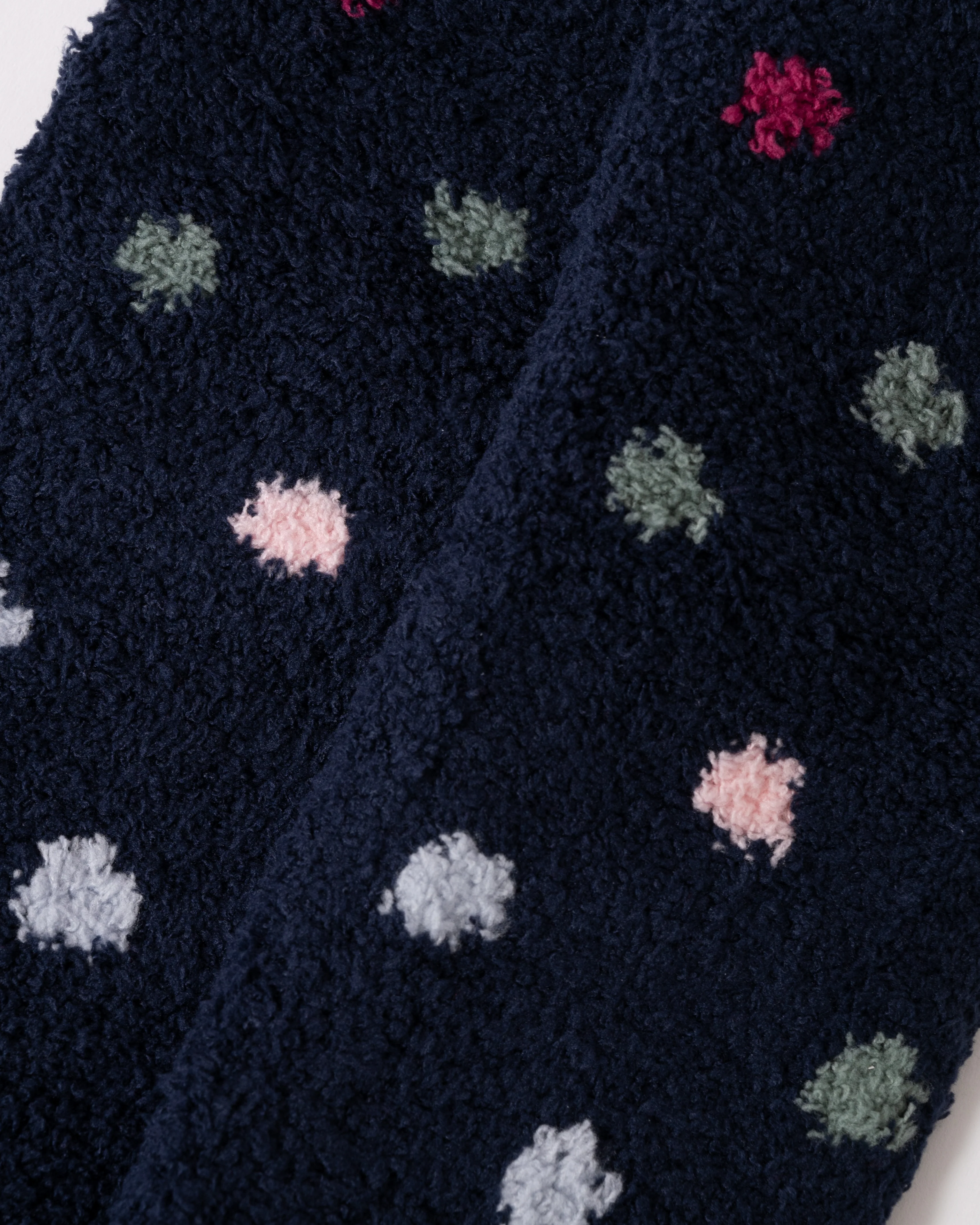 Joules Fluffy Womens Socks - Navy - Image 3