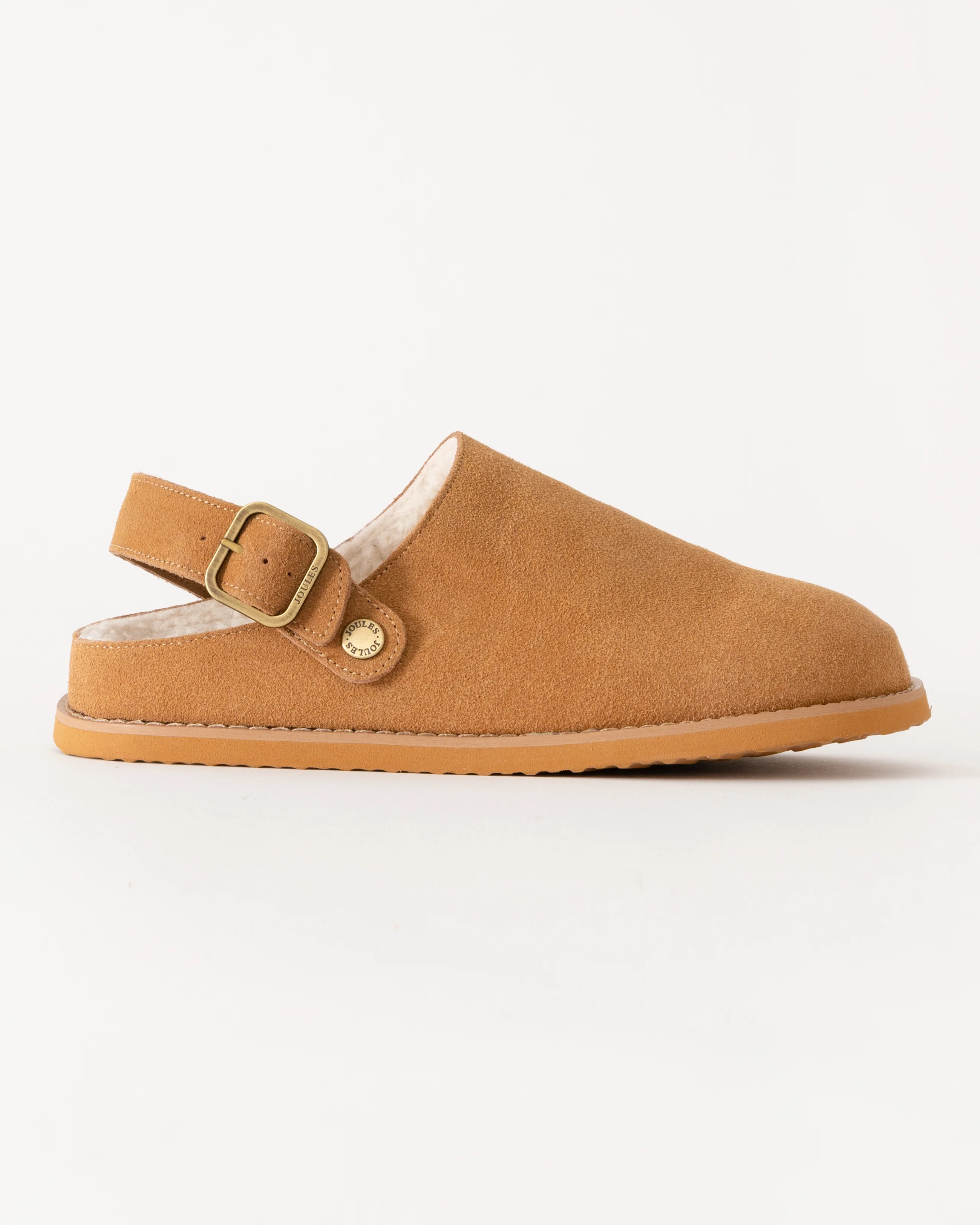Joules Hampden Womens Slippers - Chestnut Brown - Image 4