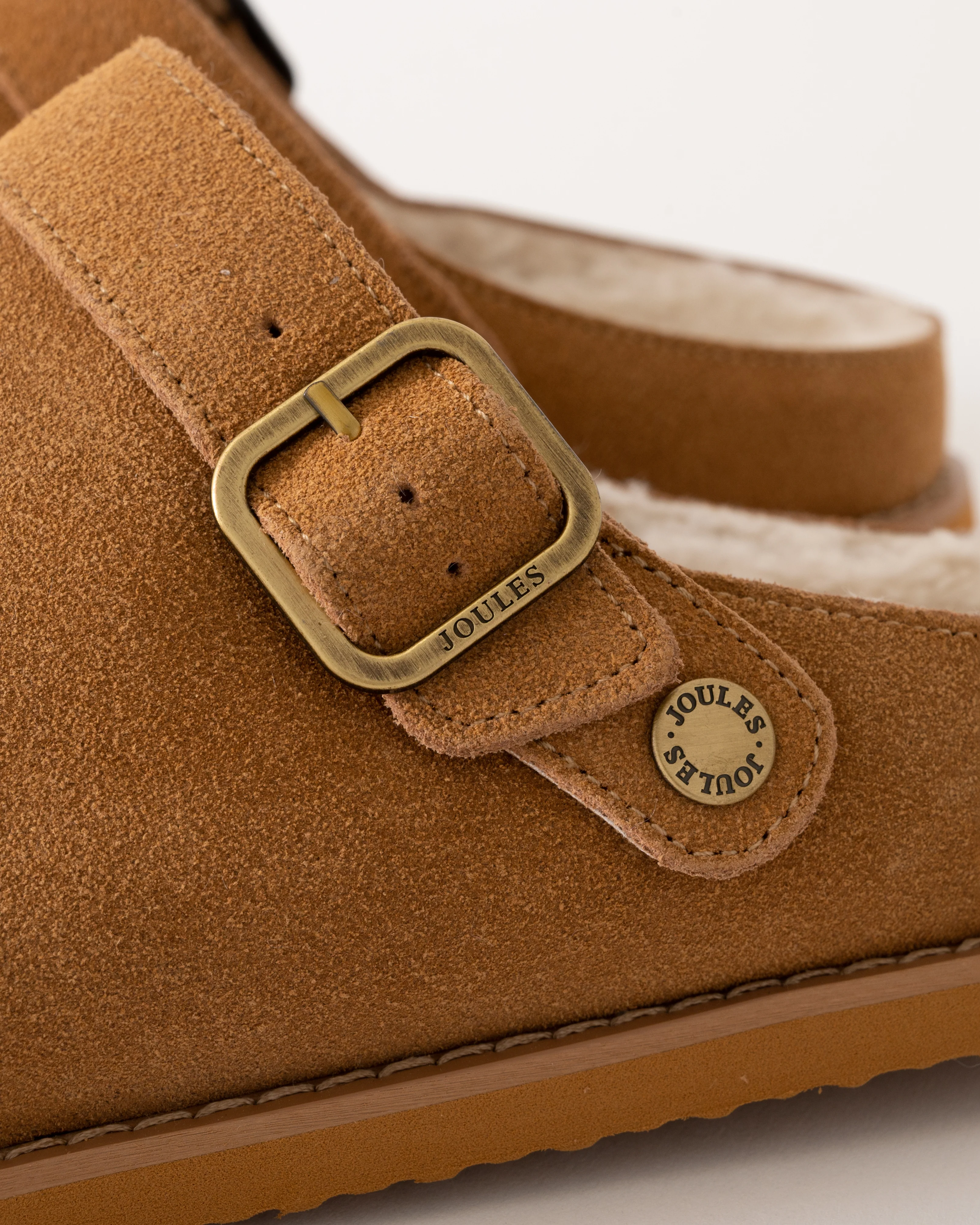 Joules Hampden Womens Slippers - Chestnut Brown - Image 6