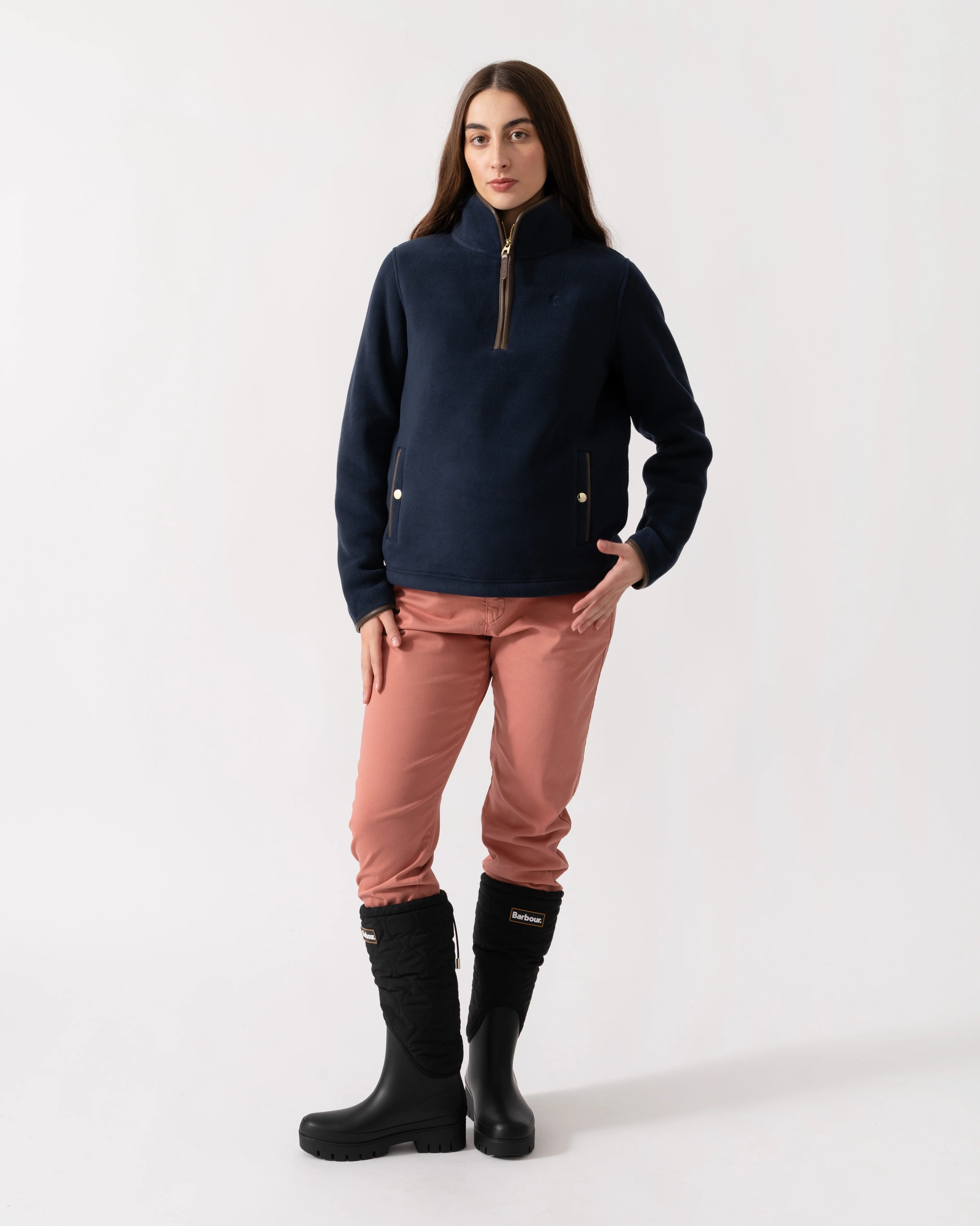 Joules Heritage 1/4 Zip Womens Fleece - Navy - Image 2