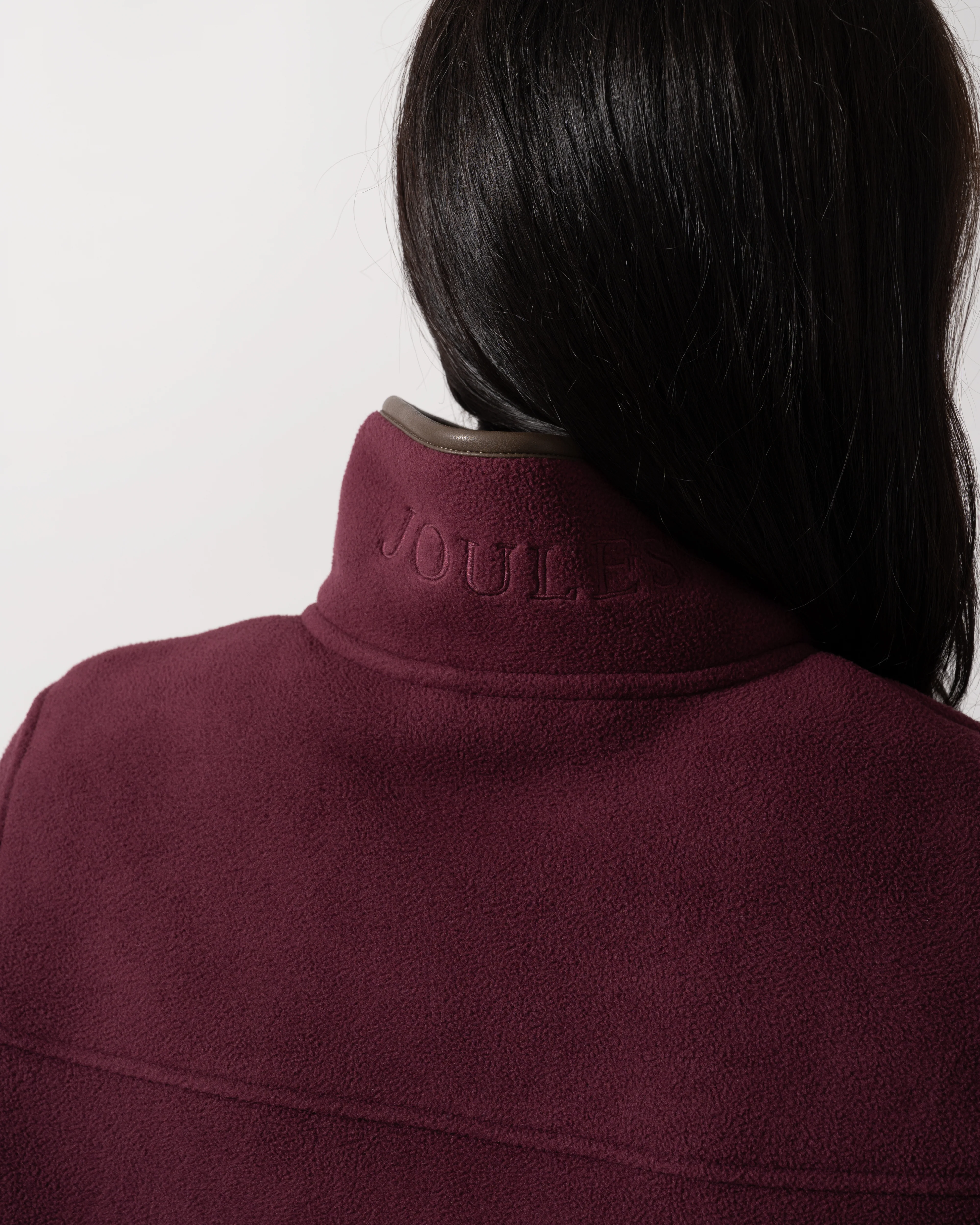 Joules Heritage 1/4 Zip Womens Fleece - Red - Image 6