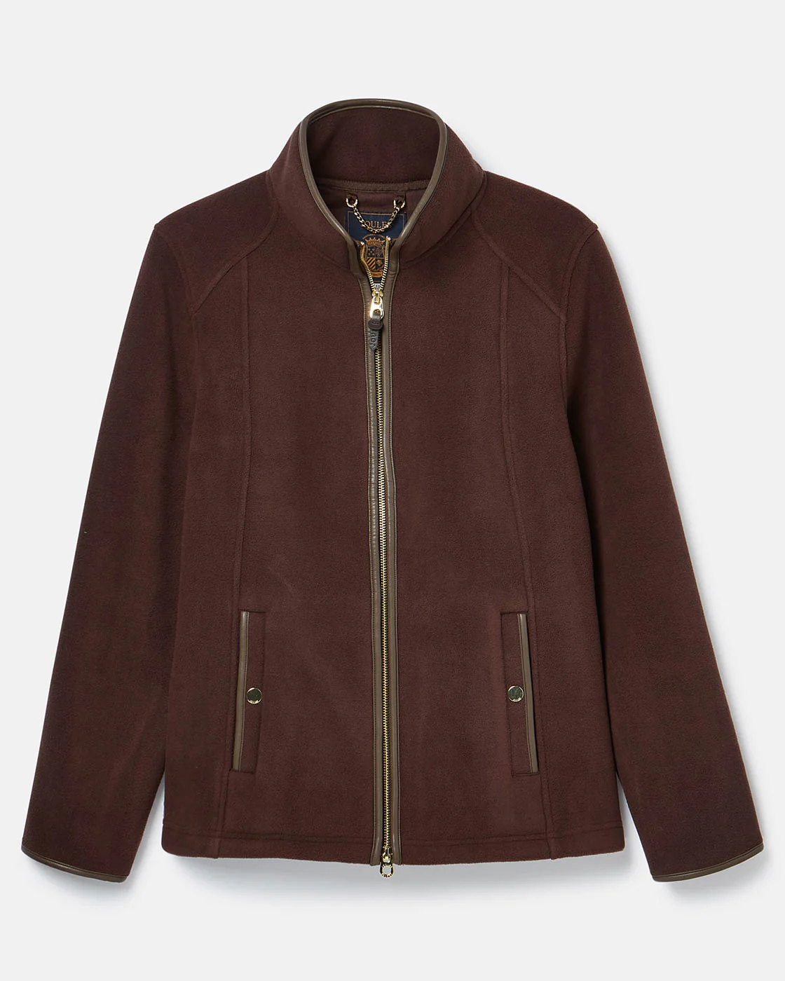 Joules Heritage Full Zip Womens Fleece - Brown - Image 5