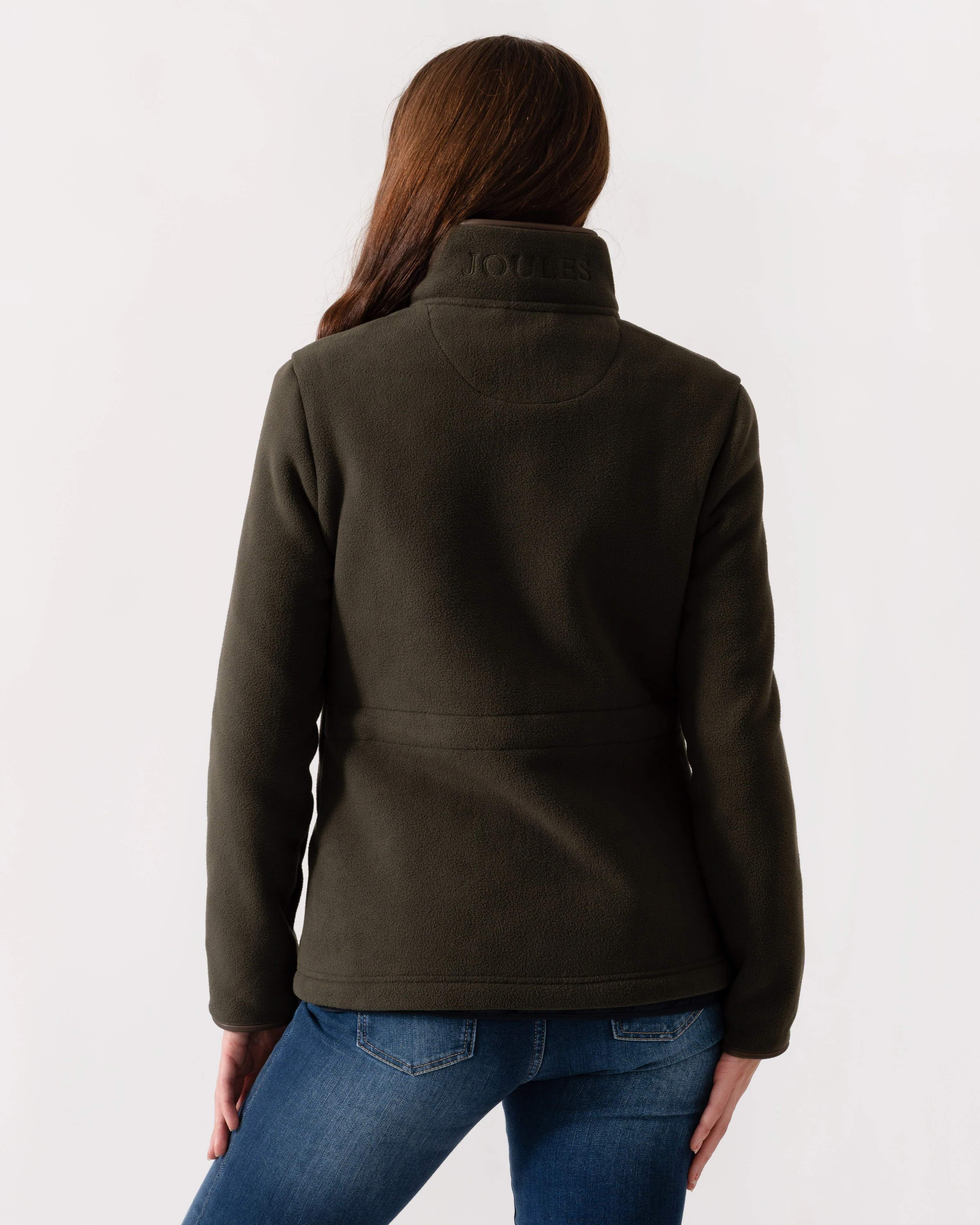 Joules Heritage Full Zip Womens Fleece - Green - Image 5