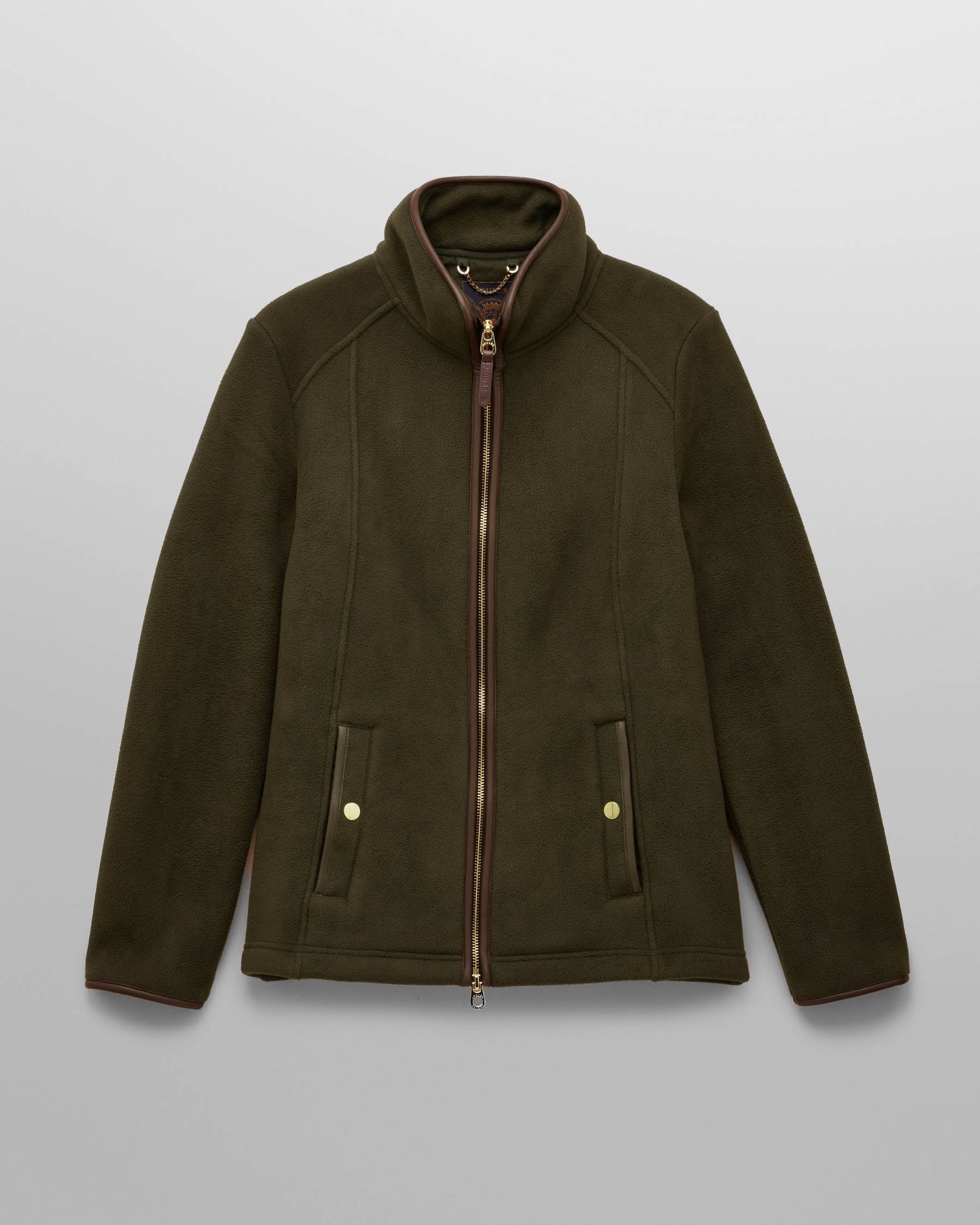 Joules Heritage Full Zip Womens Fleece - Green - Image 6
