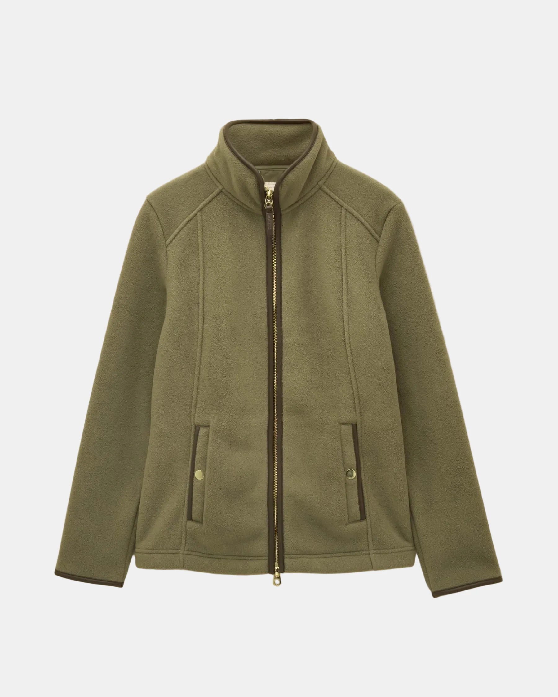 Joules Heritage Full Zip Womens Fleece - Light Green - Image 5