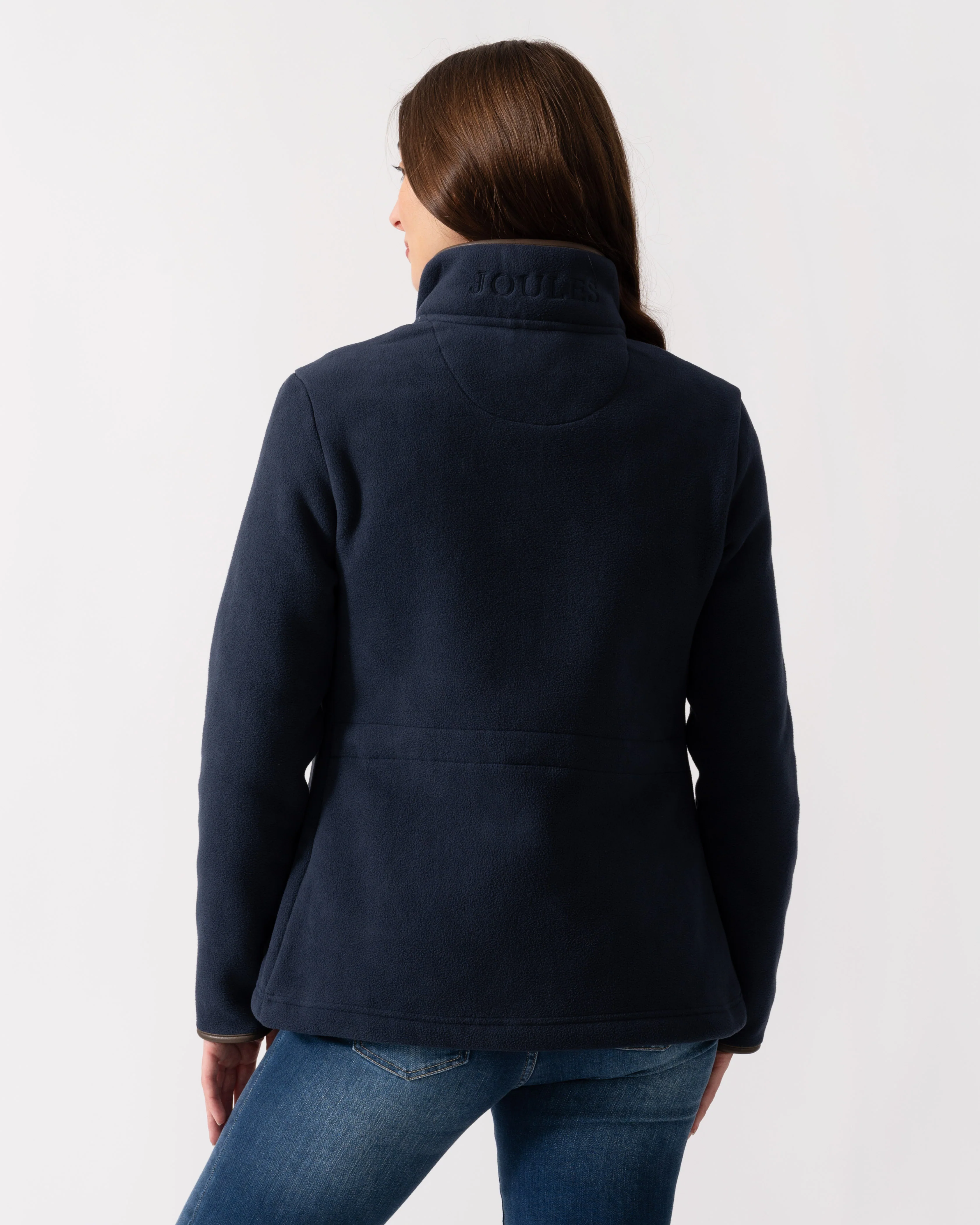 Joules Heritage Full Zip Womens Fleece - Navy - Image 4