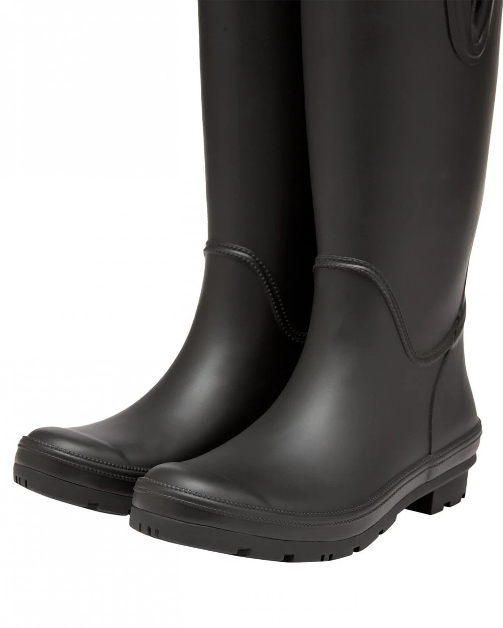 Joules Houghton Womens Adjustable Tall Wellies - Black - Image 2