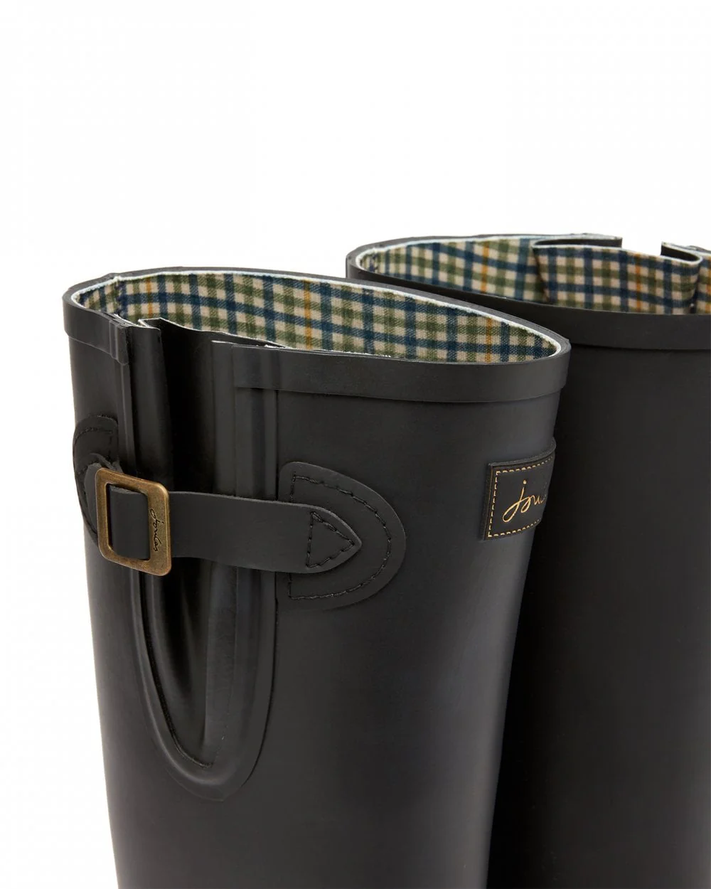Joules Houghton Womens Adjustable Tall Wellies - Black - Image 3