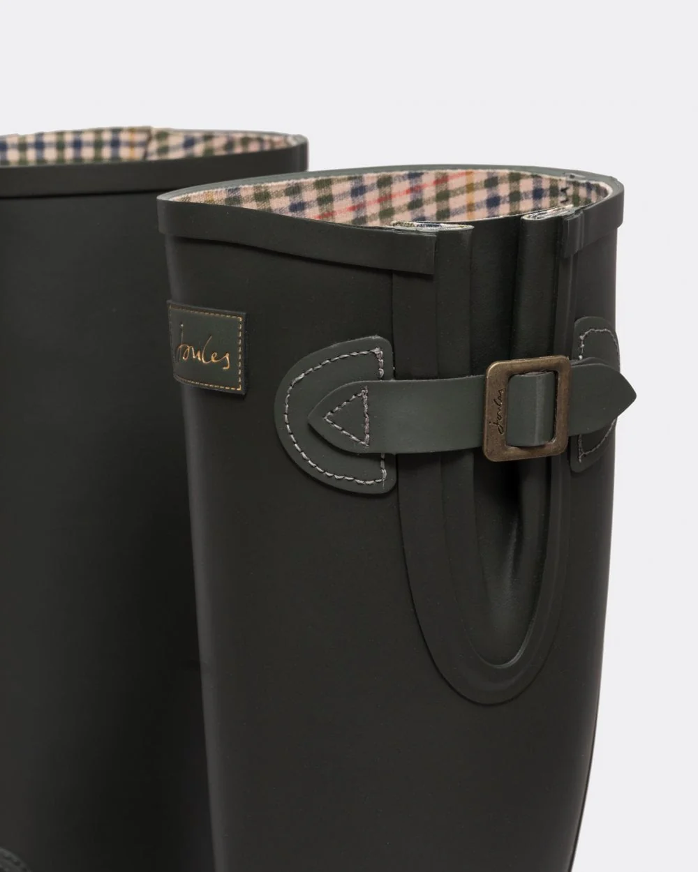 Joules Houghton Womens Adjustable Tall Wellies - Khaki - Image 2