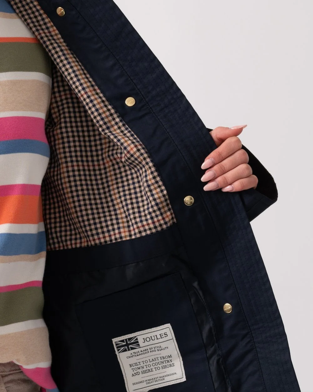 Joules Katherine Womens Jacket - Navy - Image 6