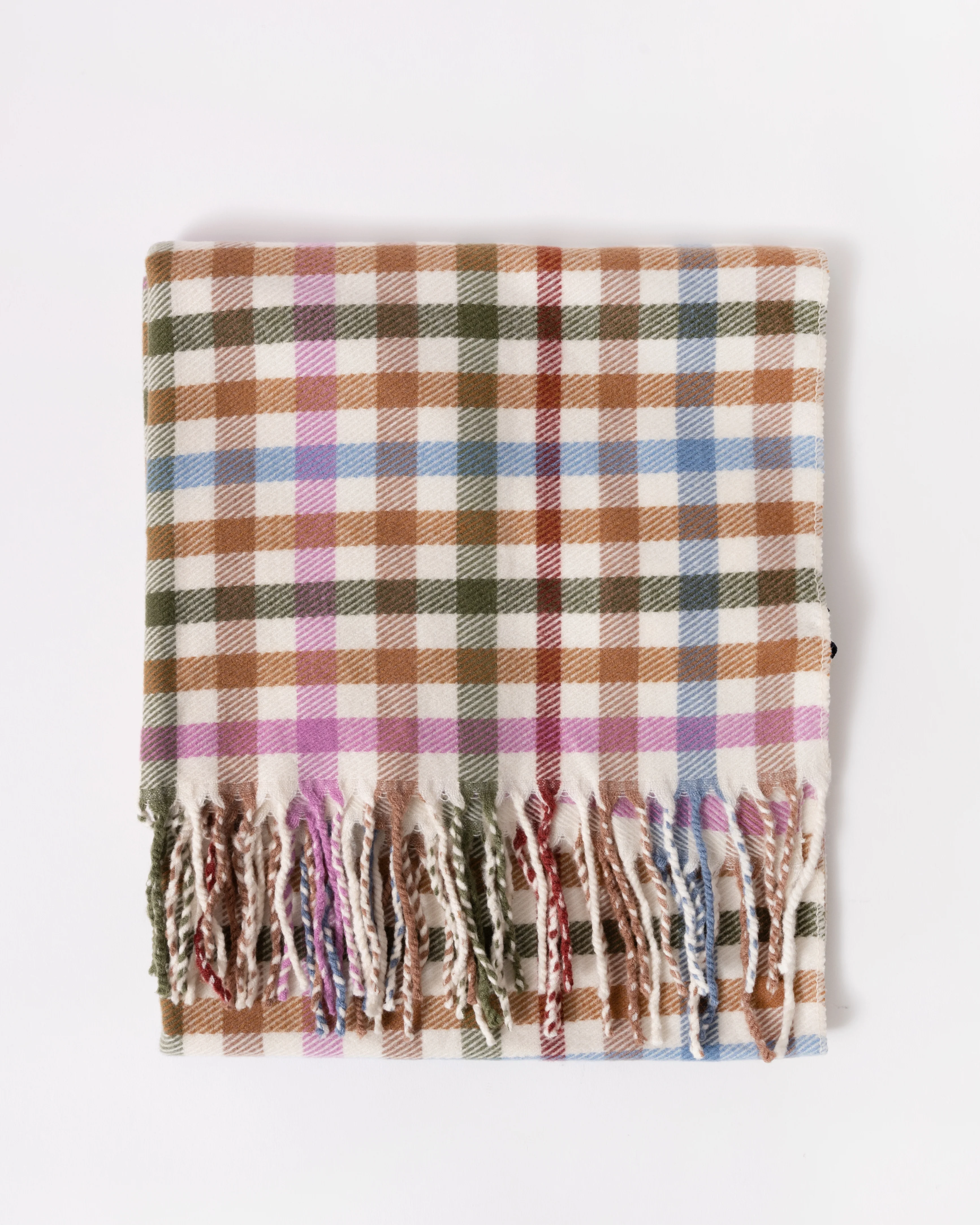 Joules Langtree Womens Scarf - Multi Neutral - Image 3