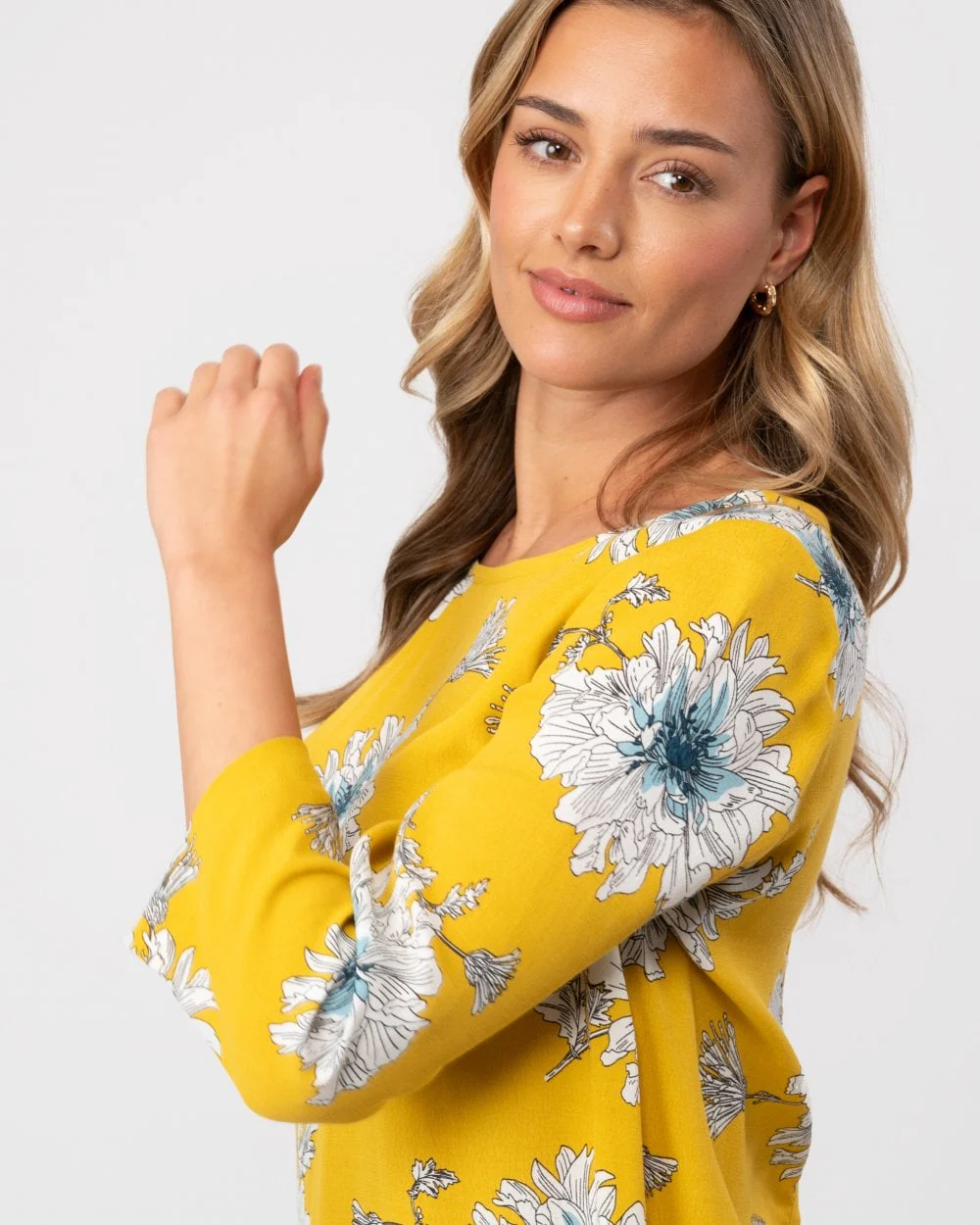Joules Leah Womens Woven Printed Top - Image 2