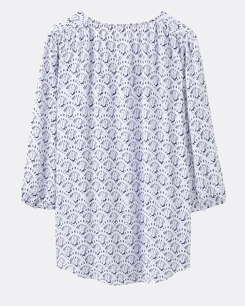 Joules Lilah Womens Tunic - Bright White Shell - Image 3