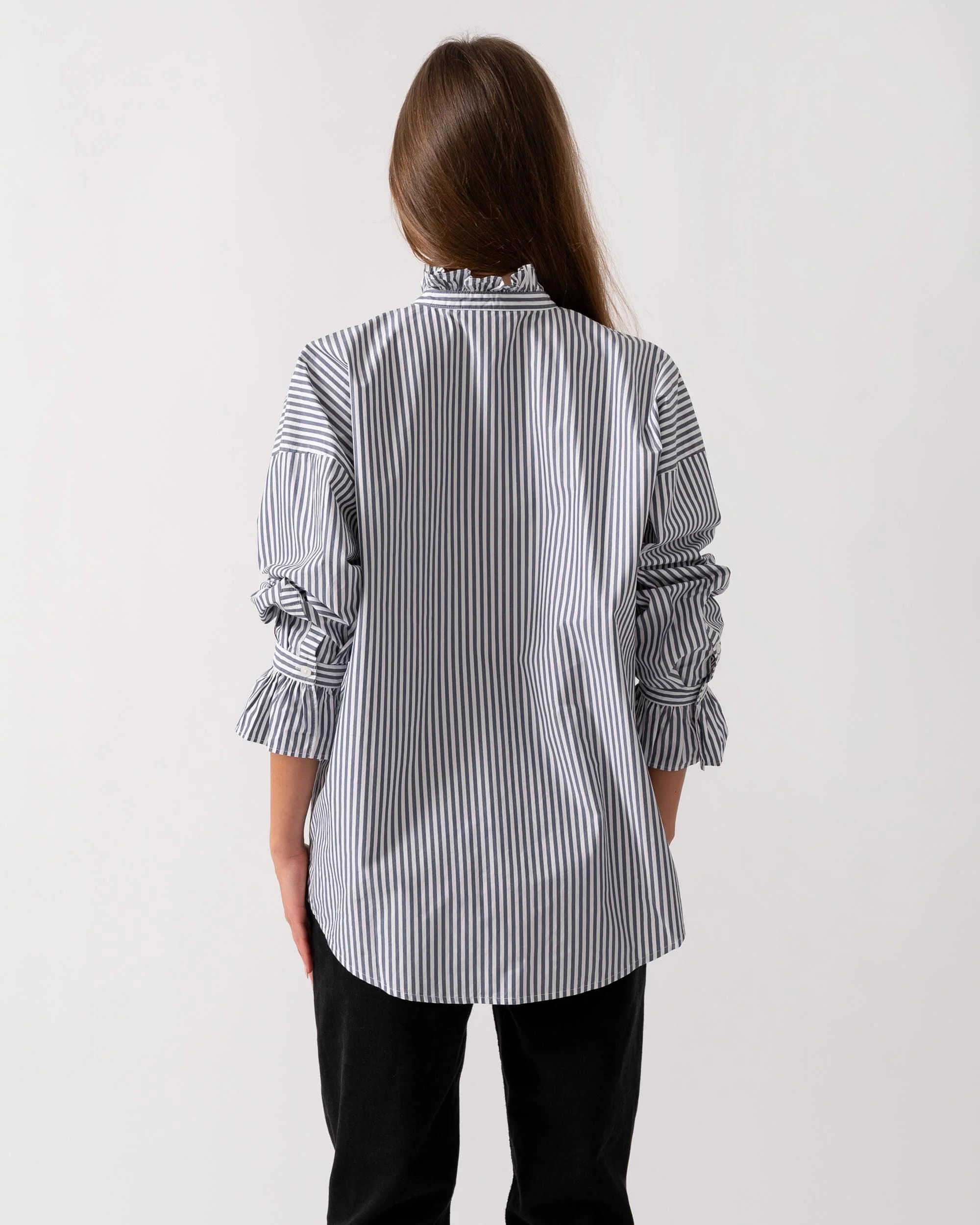 Joules Mae Womens Frill Neck Shirt - Image 4