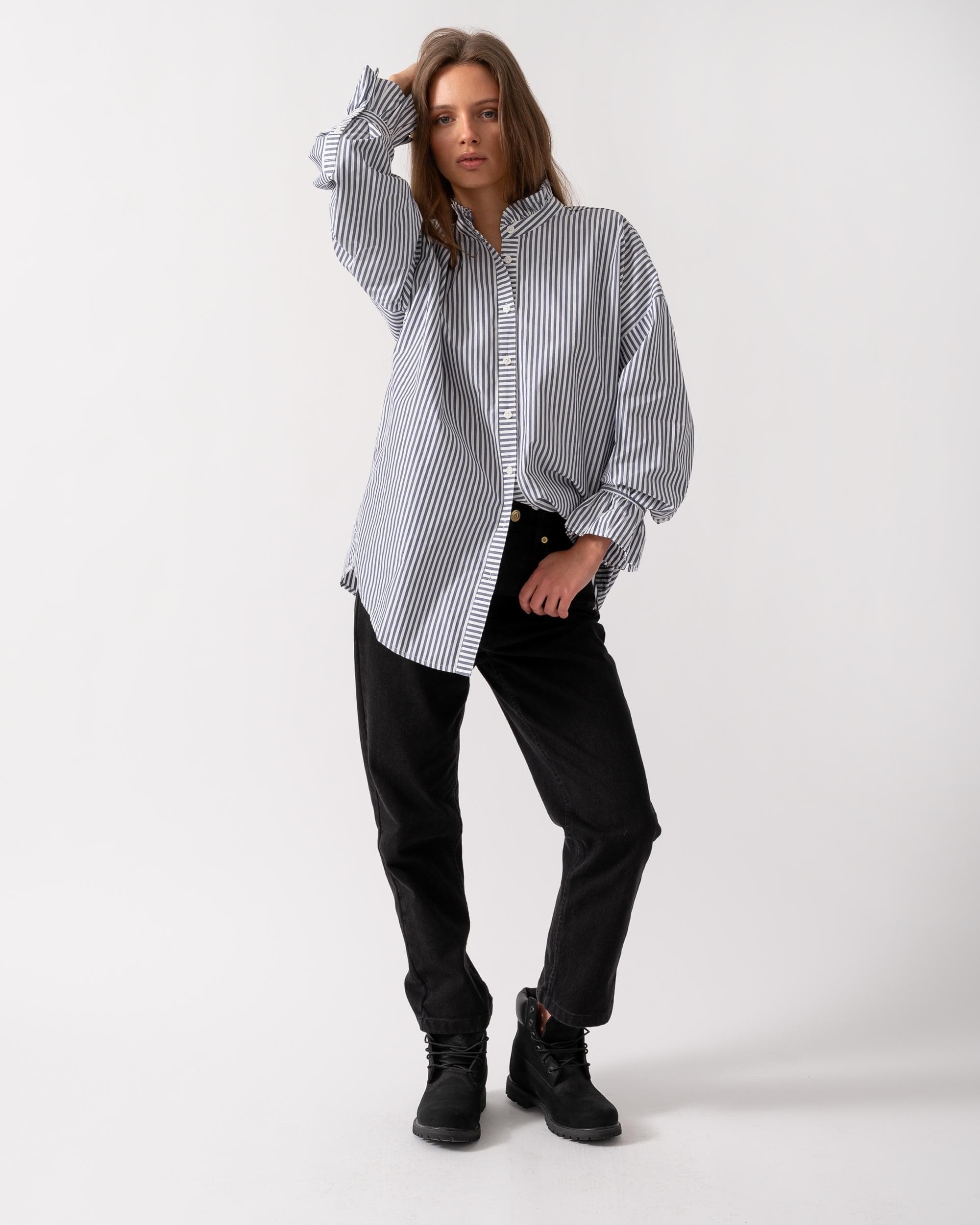 Joules Mae Womens Frill Neck Shirt - Image 5