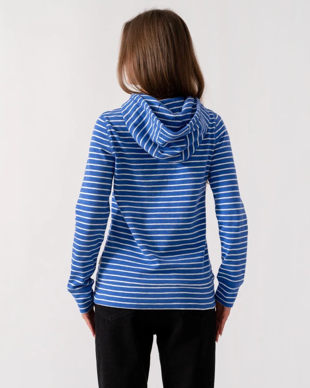 Joules Marlston Womens Striped Pullover Hoodie - Image 4