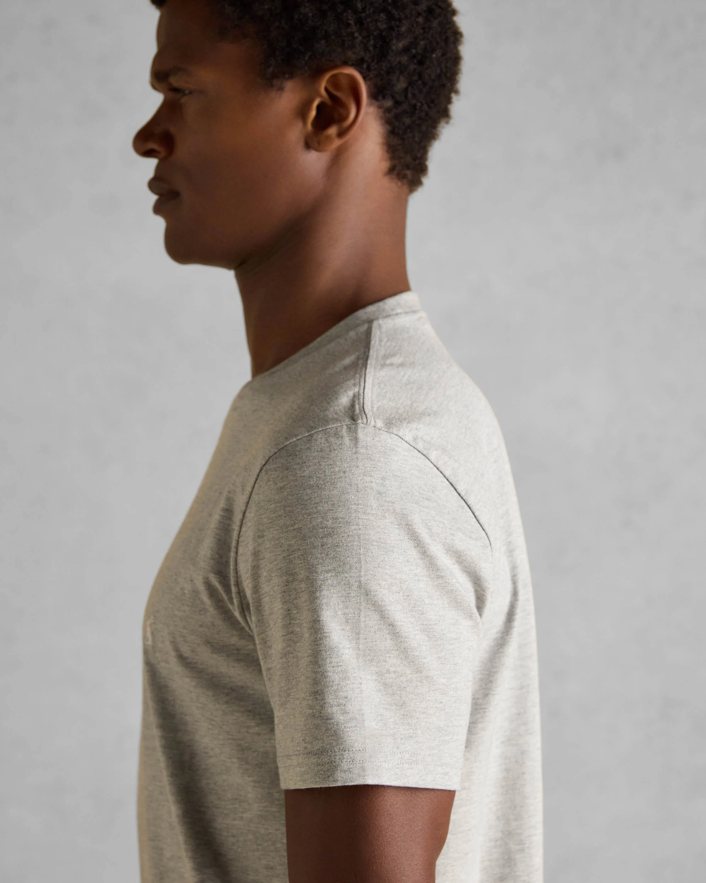 Joules Mens Everyday T-Shirt - Grey - Image 4