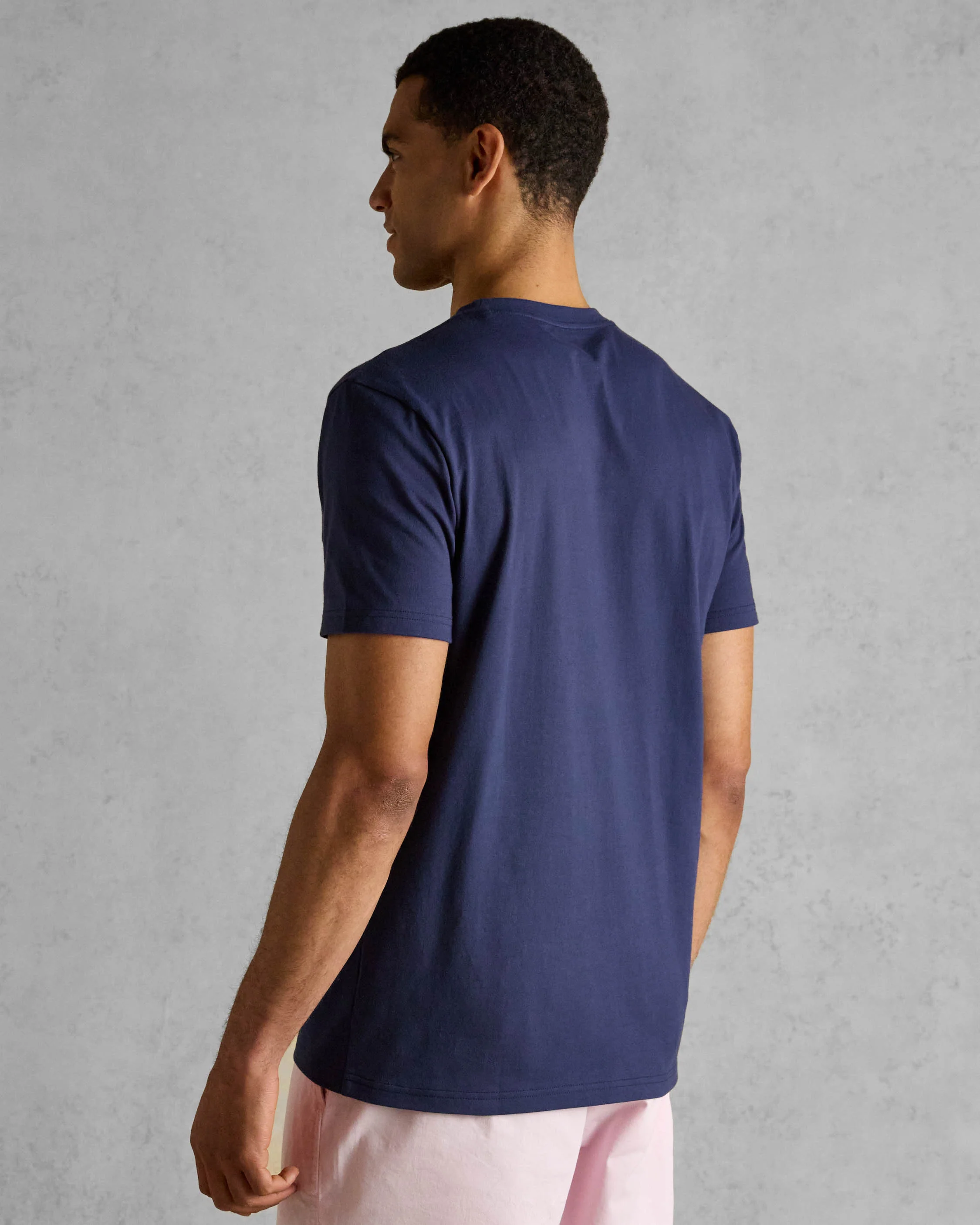 Joules Mens Everyday T-Shirt - Navy - Image 4