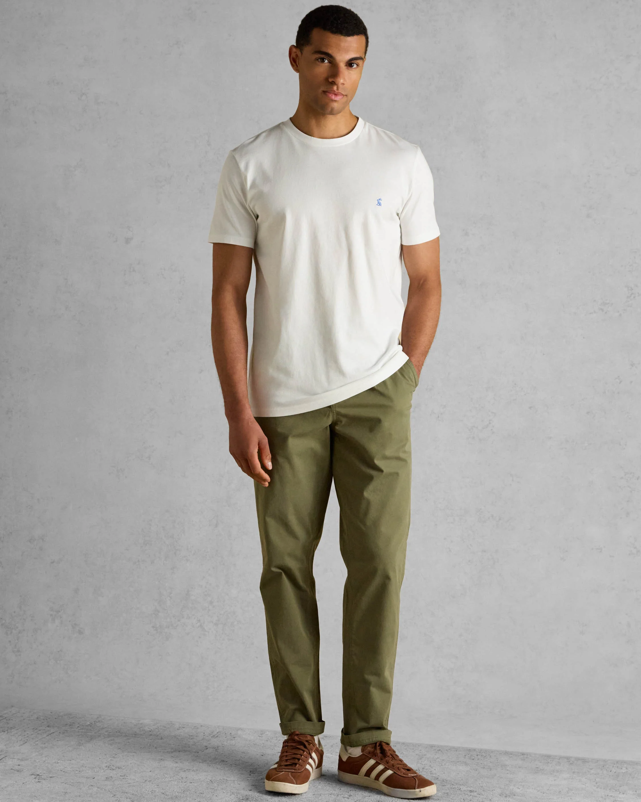 Joules Mens Everyday T-Shirt - White - Image 2