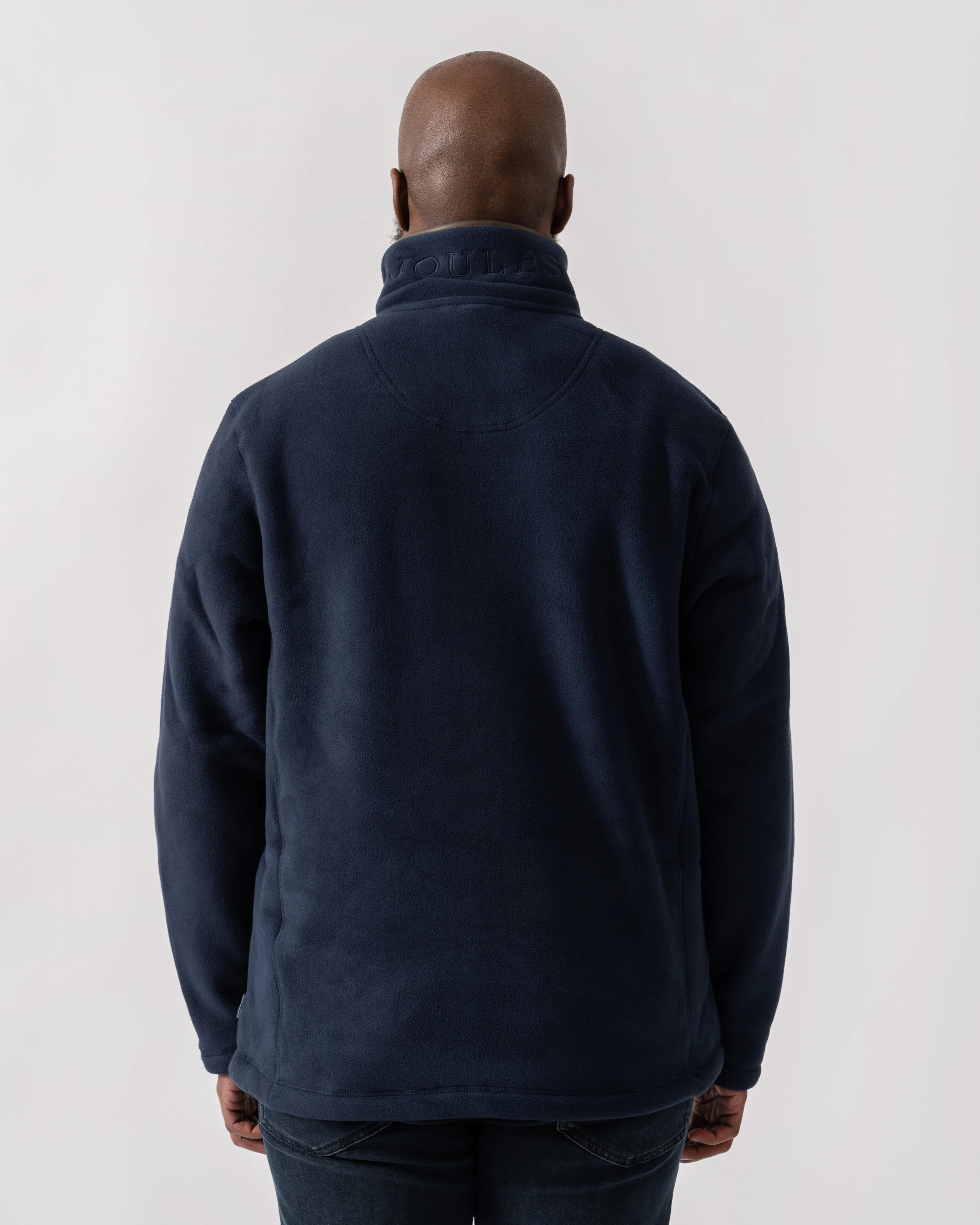 Joules Mens Heritage 1/4 Zip Fleece - Navy - Image 5