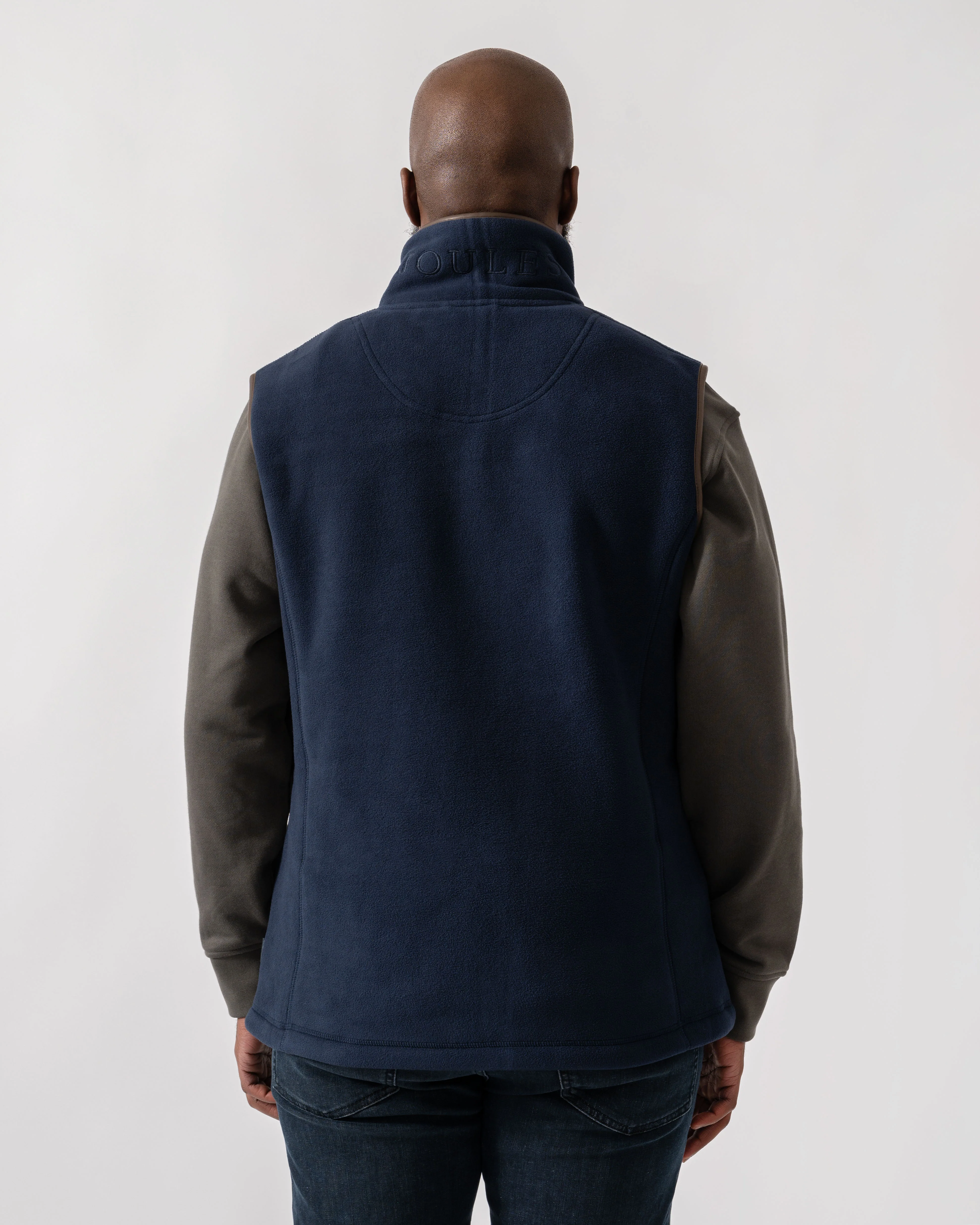 Joules Mens Heritage Fleece Gilet - Navy - Image 4