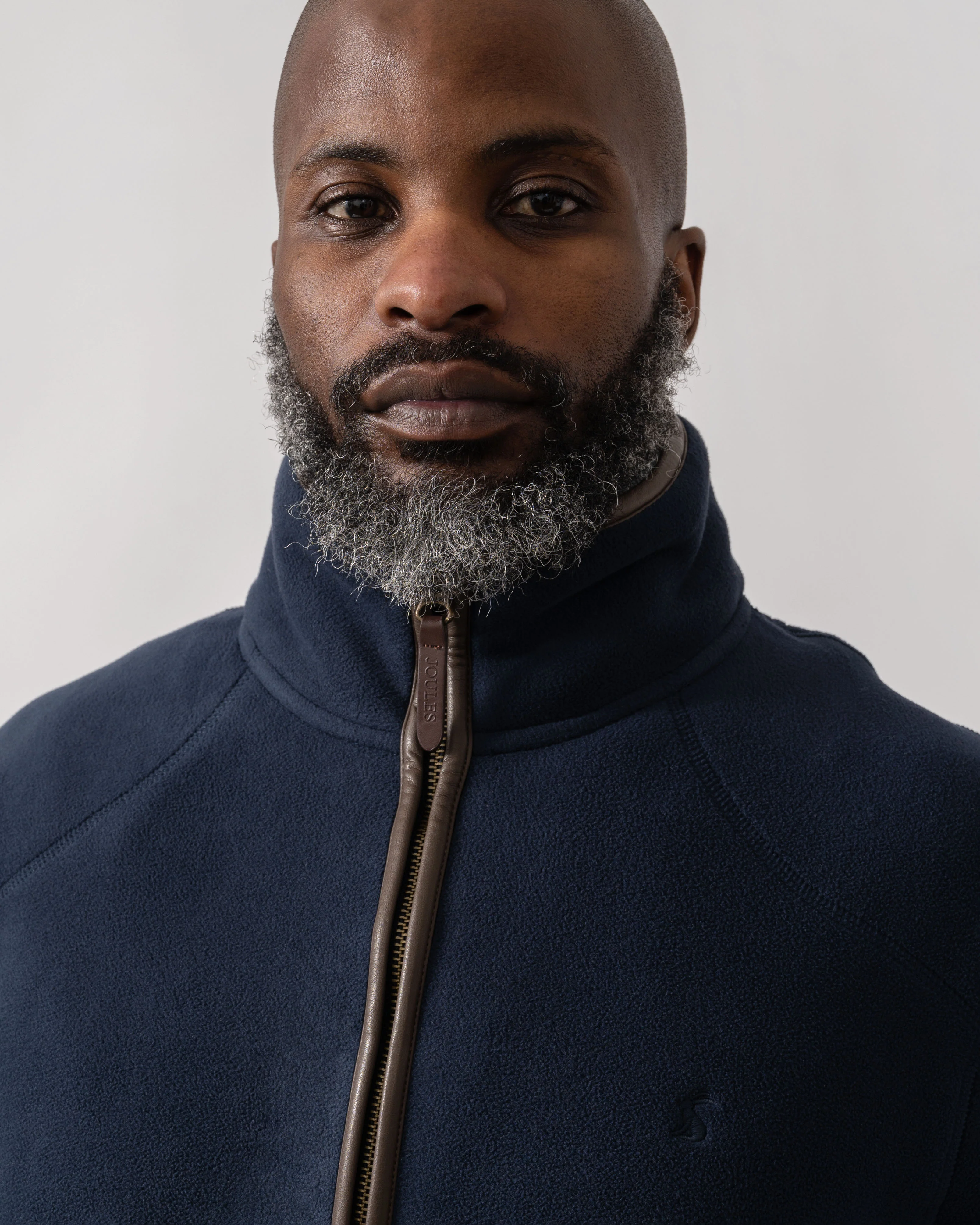 Joules Mens Heritage Full Zip Fleece - Navy - Image 3