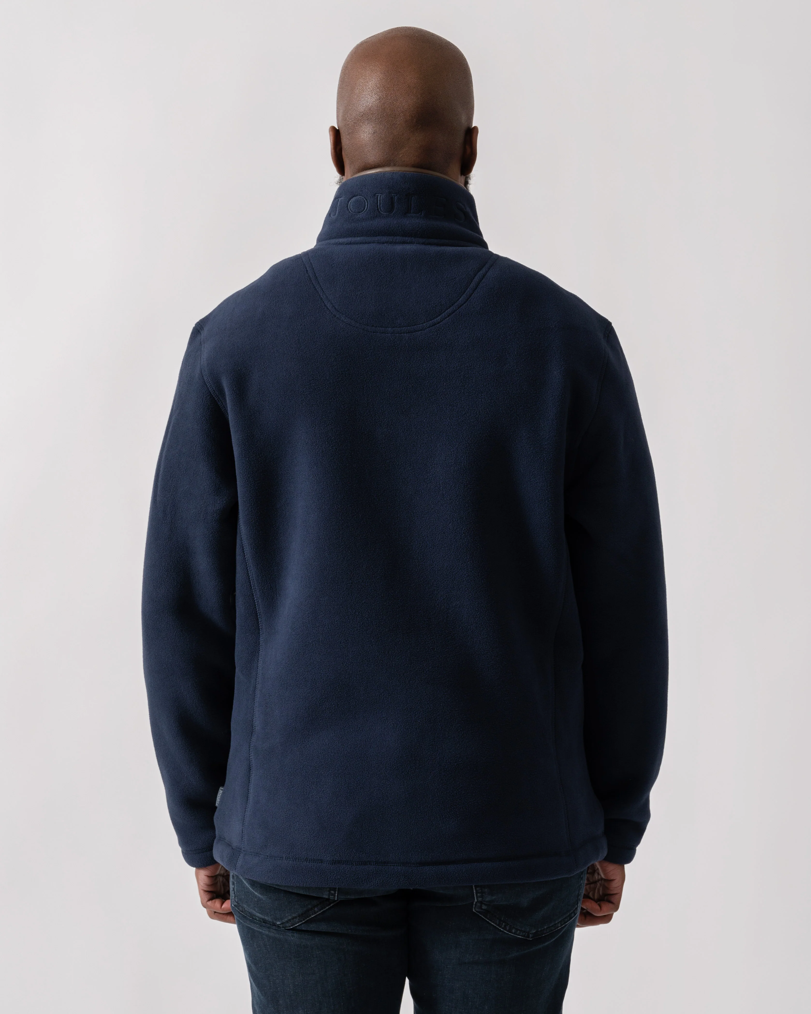 Joules Mens Heritage Full Zip Fleece - Navy - Image 4