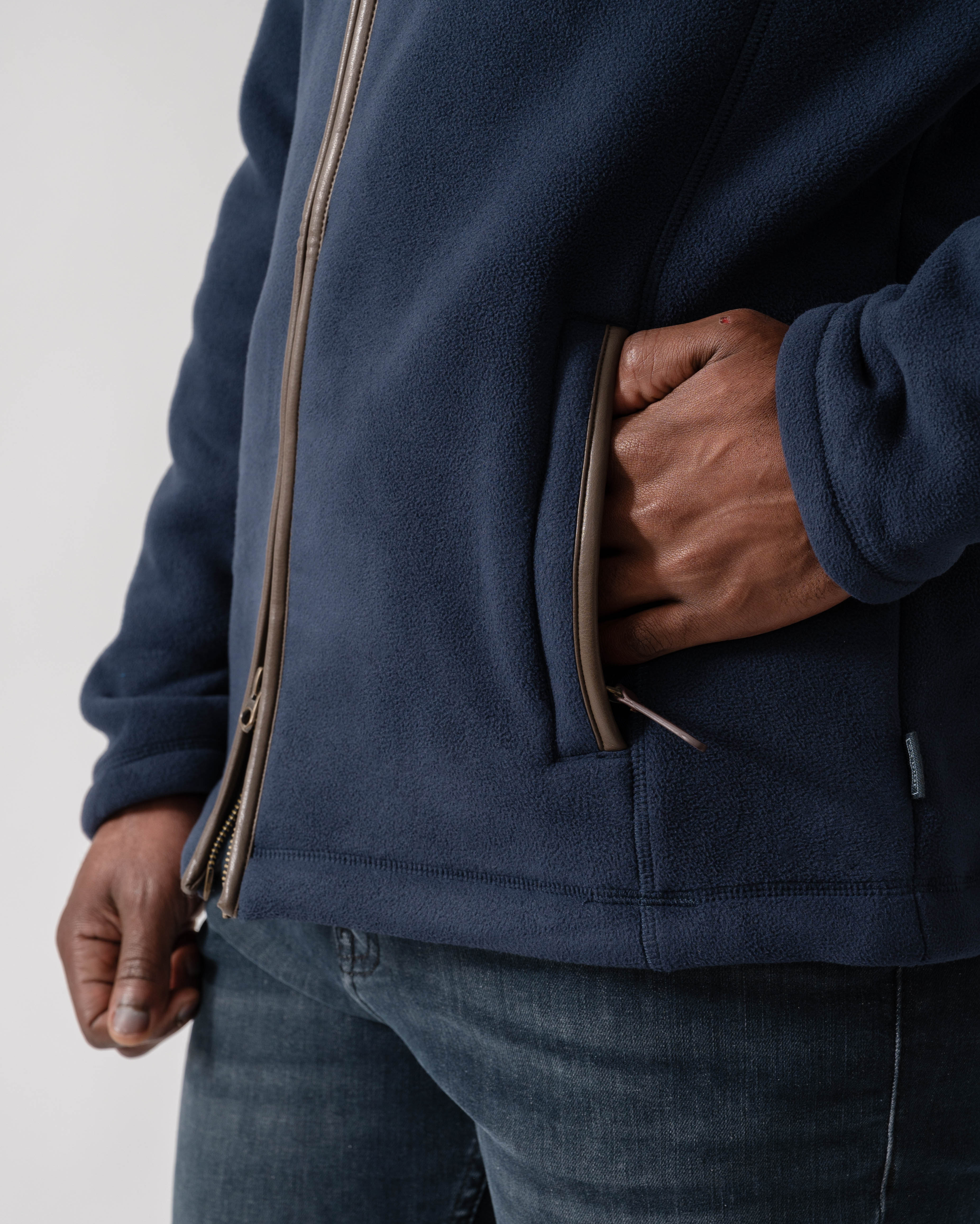Joules Mens Heritage Full Zip Fleece - Navy - Image 6