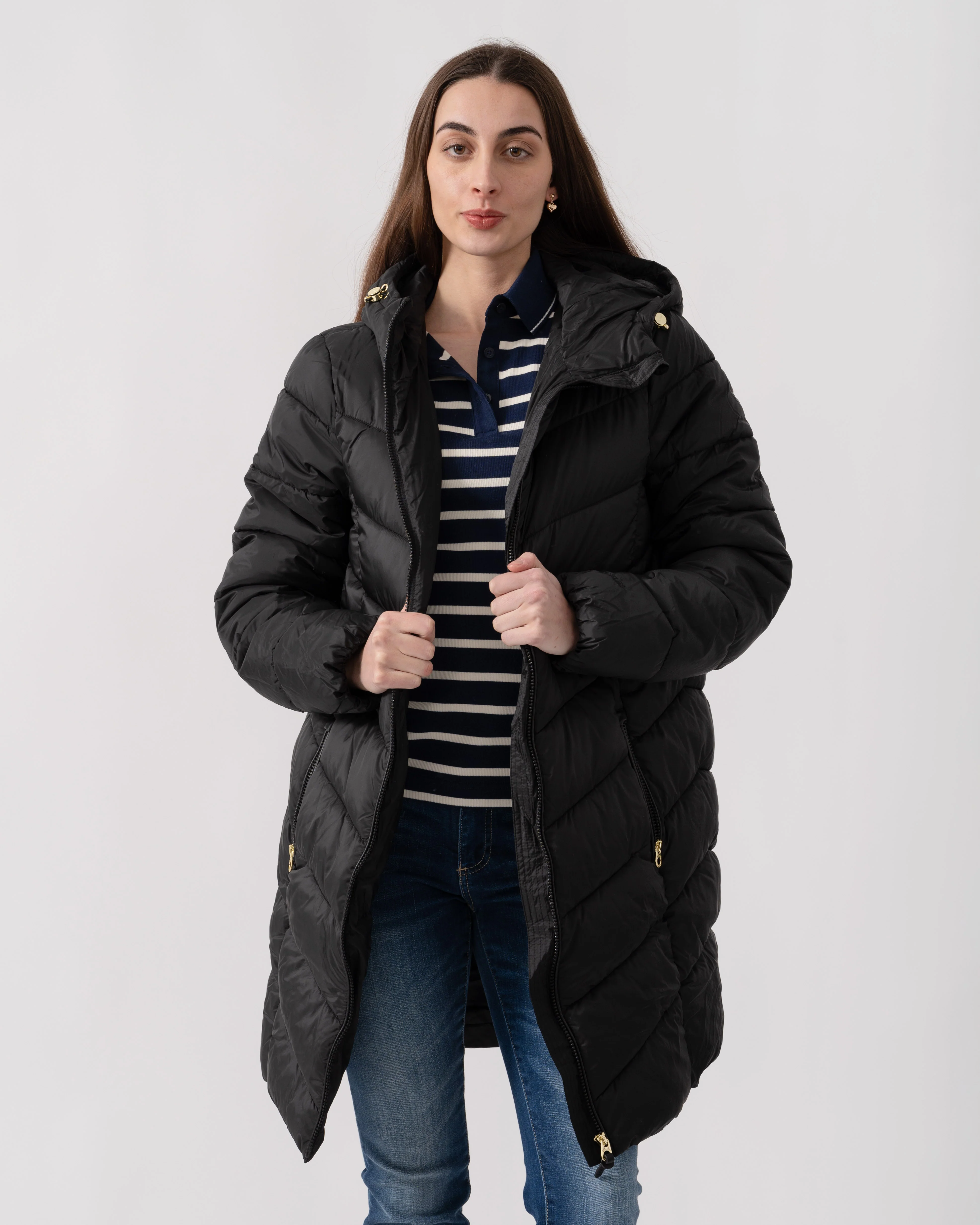 Joules Moorsdale Womens Parka - Black - Image 3