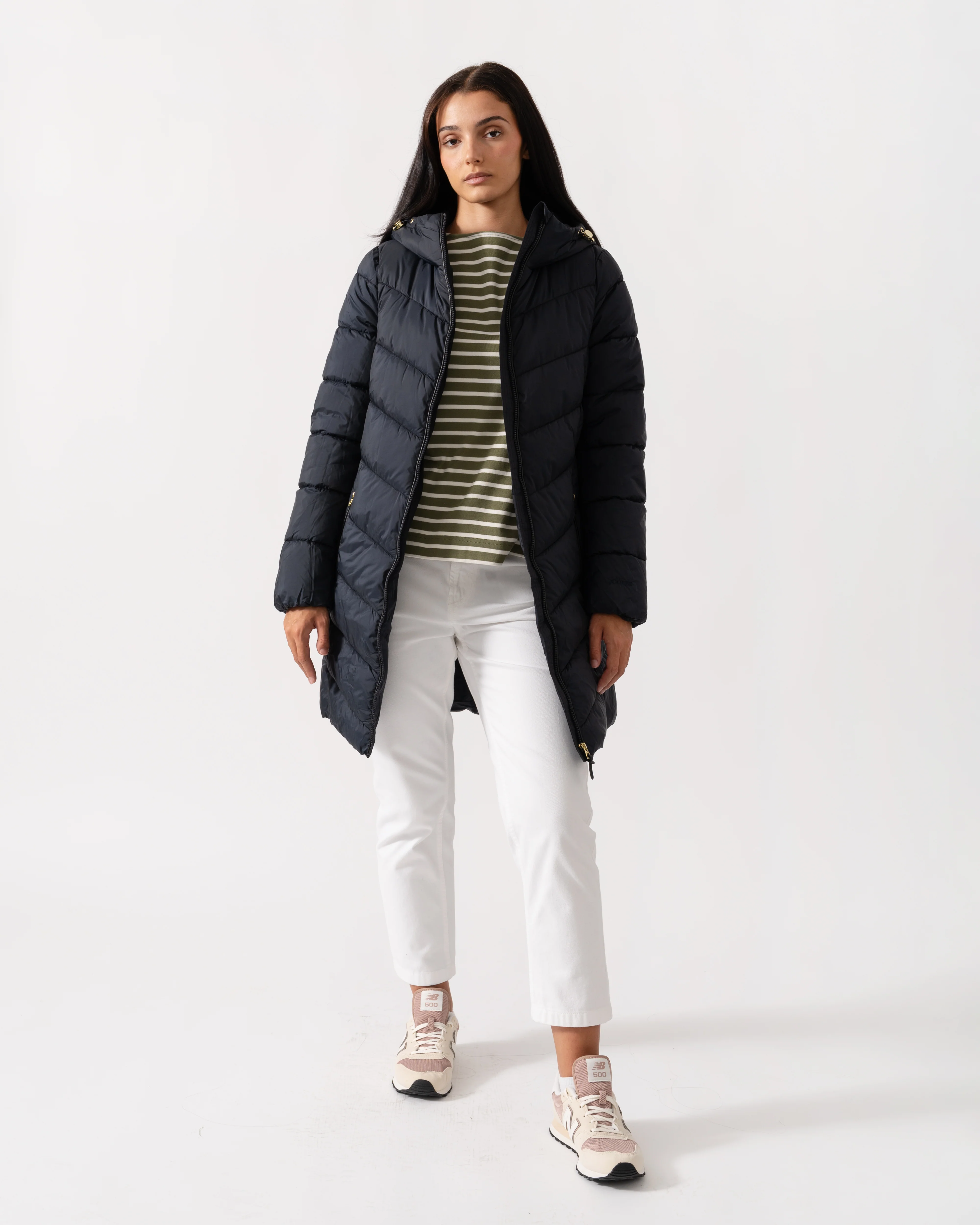 Joules Moorsdale Womens Parka - Navy - Image 2
