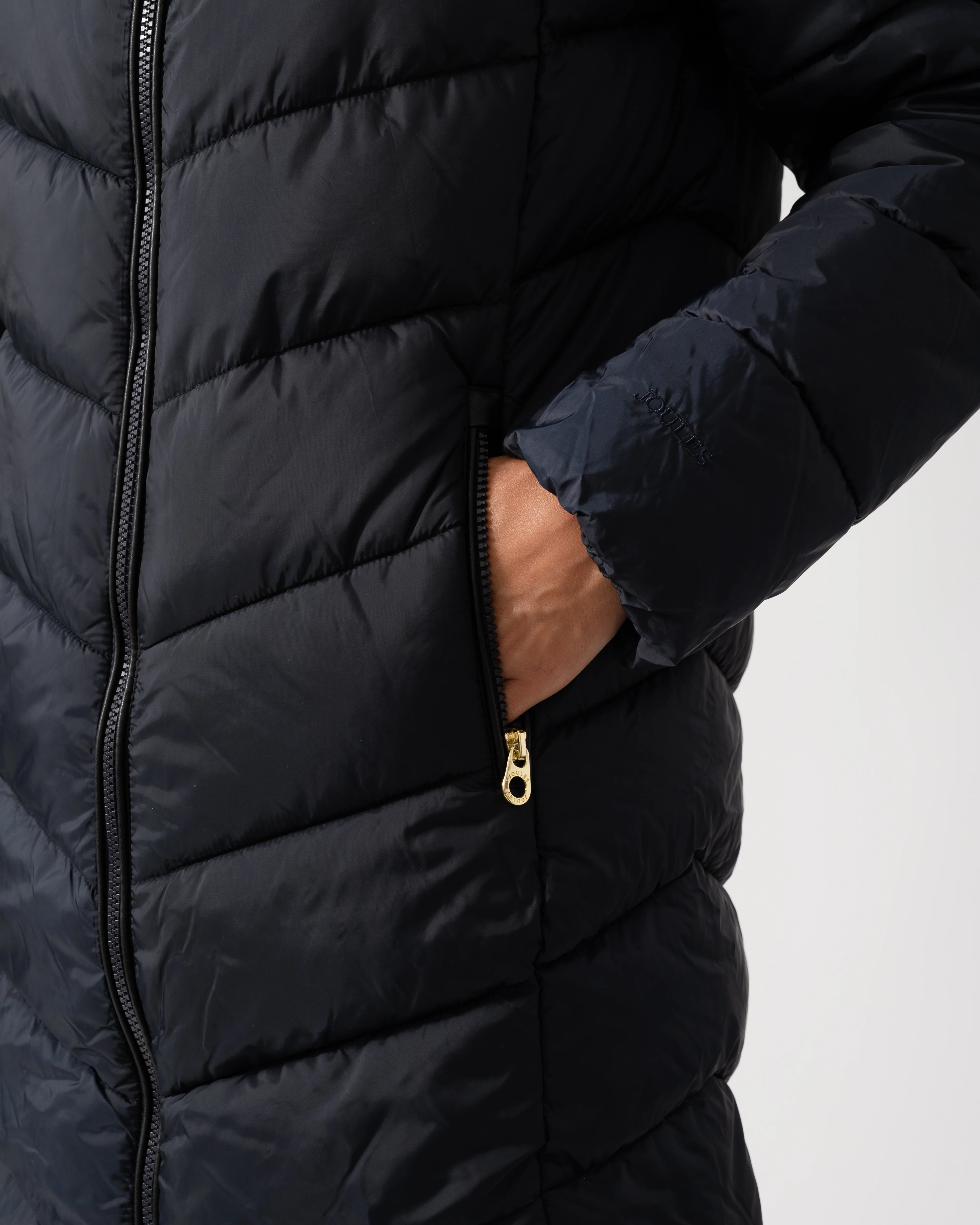 Joules Moorsdale Womens Parka - Navy - Image 4