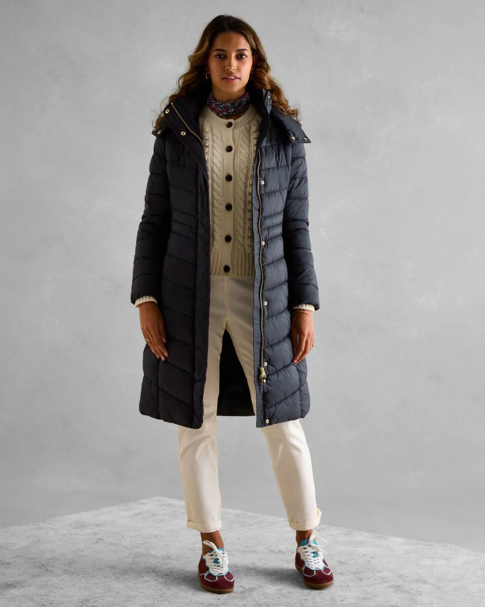Joules Pembury Womens Coat - Dark navy - Image 2