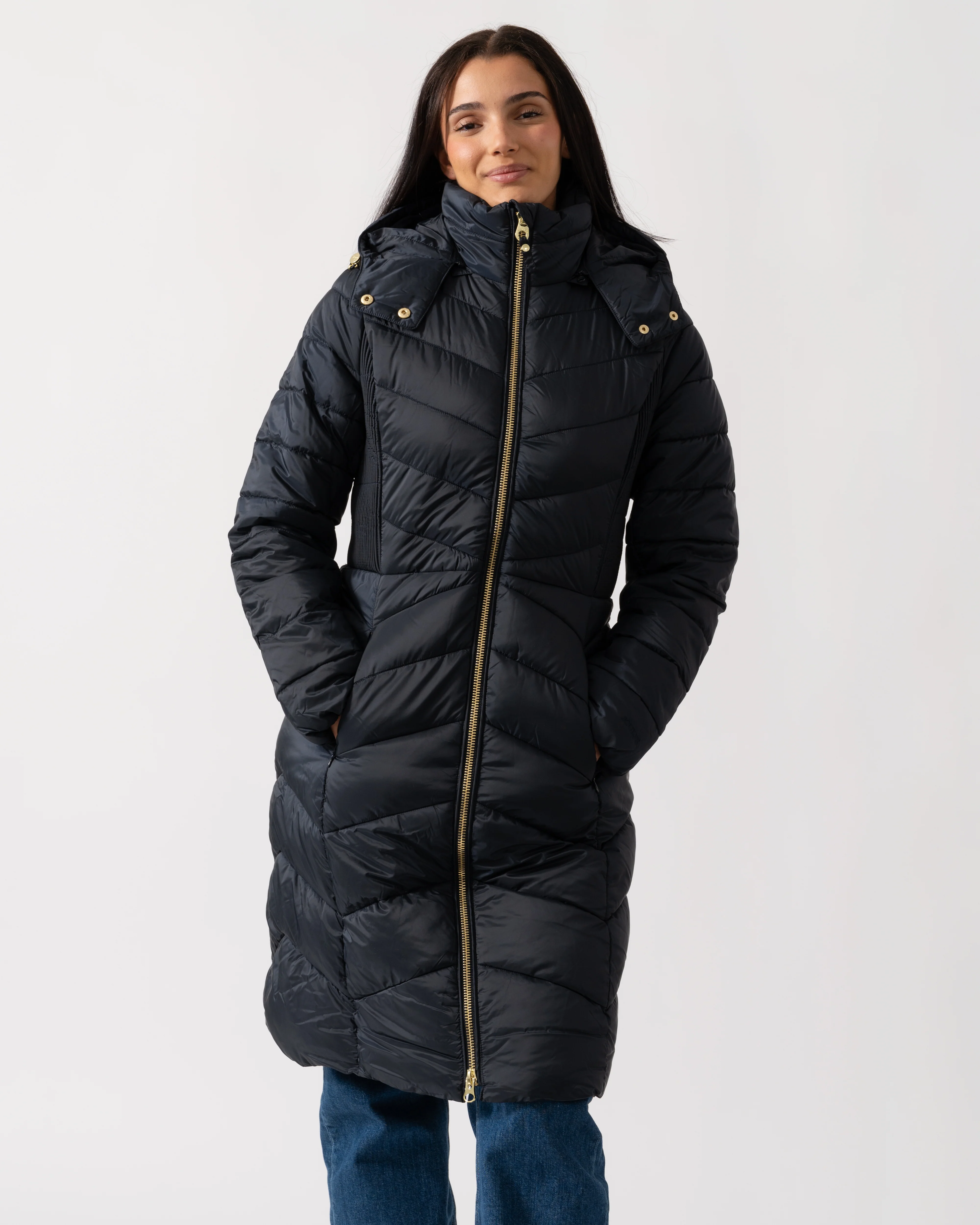 Joules Pembury Womens Coat - Navy - Image 3