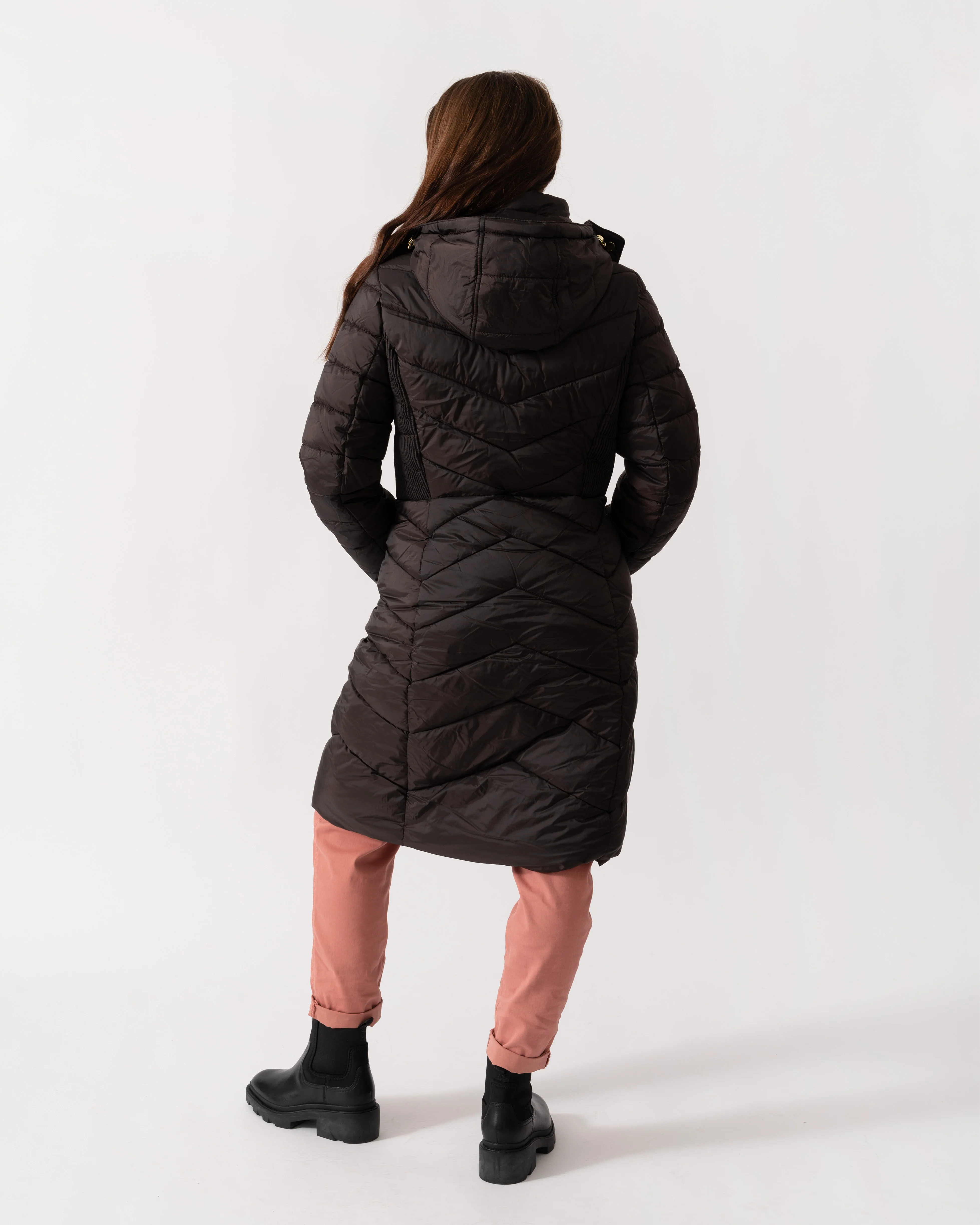 Joules Pembury Womens Coat - Peat - Image 3