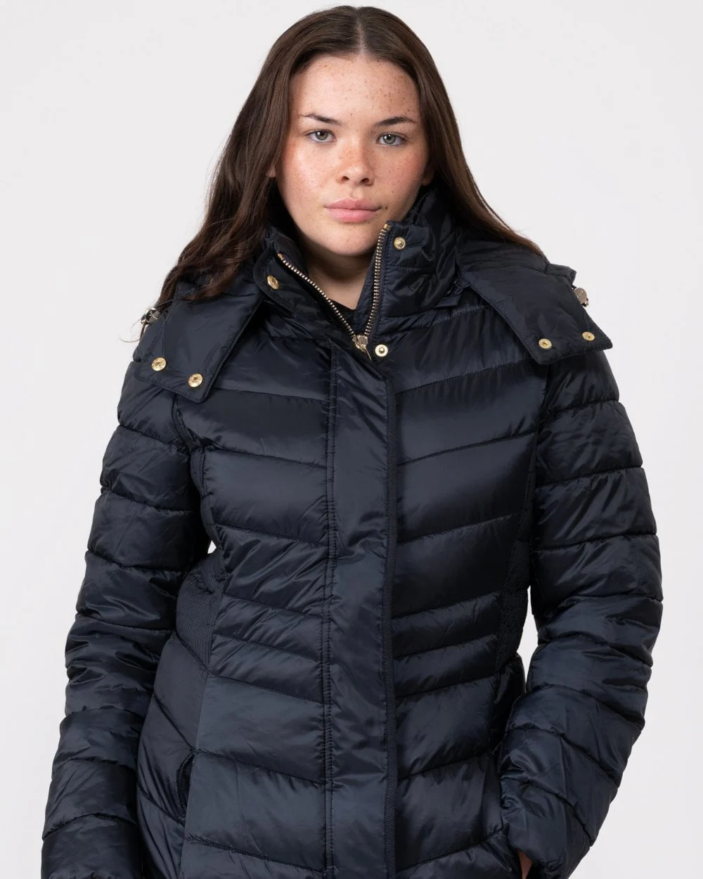 Joules Pembury Womens Long Padded Coat 222683 - Image 2