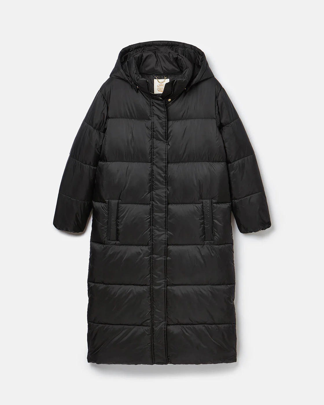 Joules Pitchside Womens Long Padded Jacket - Black - Image 5