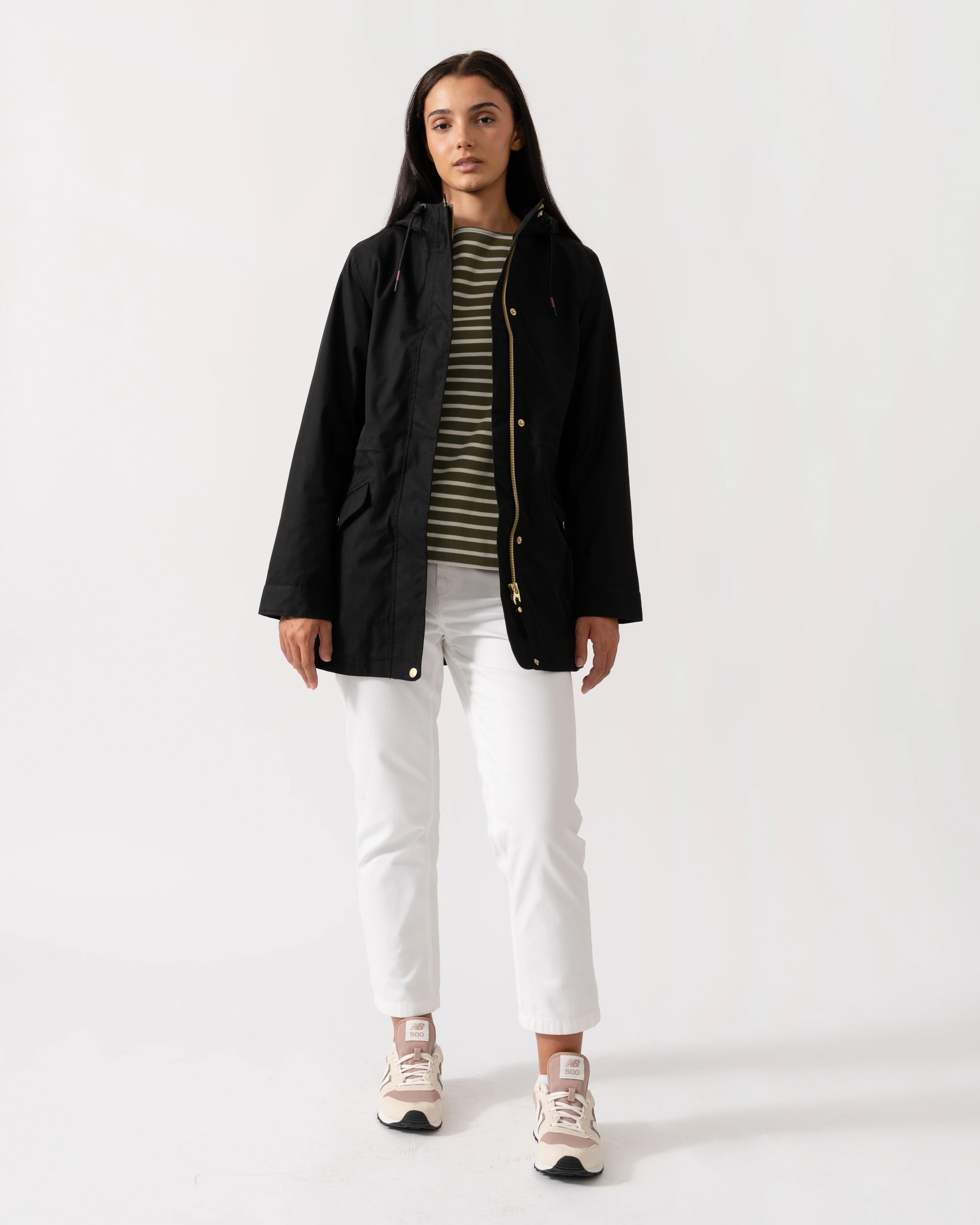 Joules Portwell Womens Raincoat - Black - Image 2