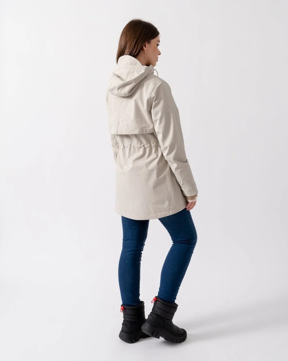 Joules Portwell Womens Raincoat - Neutral - Image 6