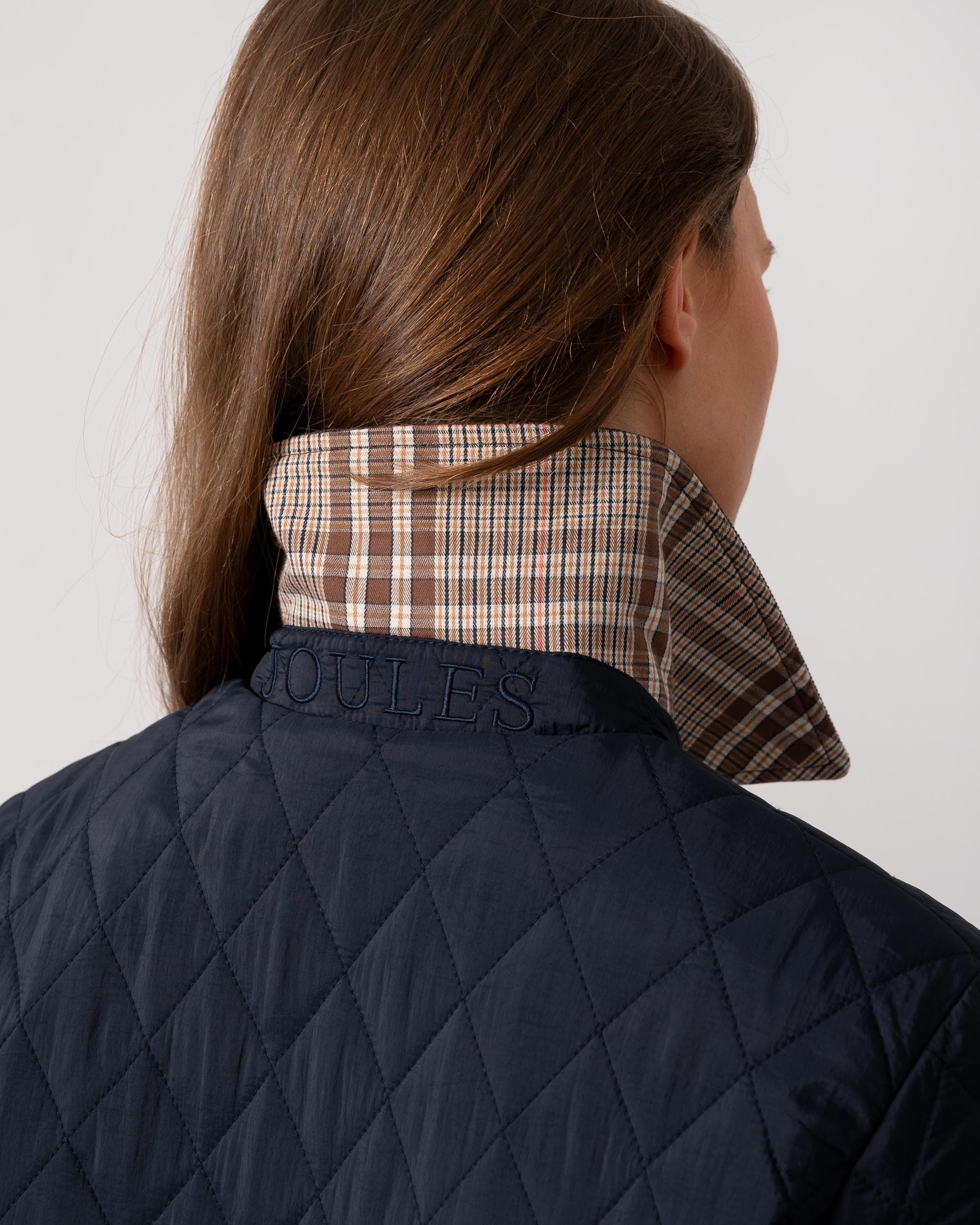 Joules Quinn Womens Quilted Jacket - Navy - Image 5