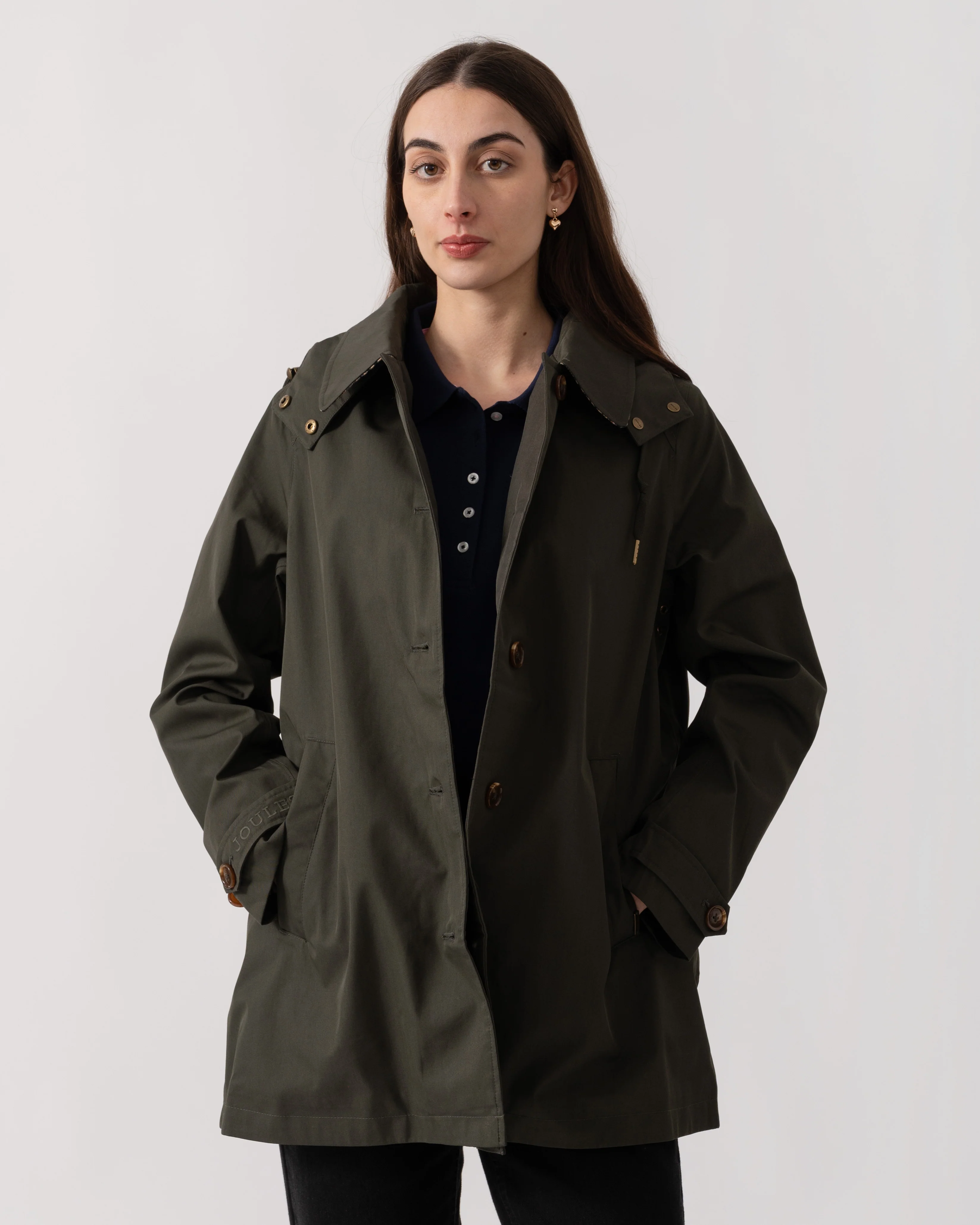 Joules Rainmore Womens Jacket - Green - Image 3