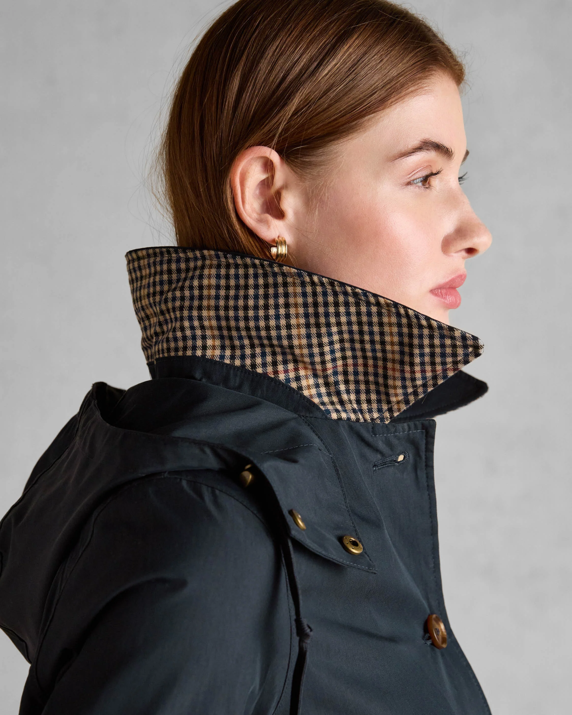 Joules Rainmore Womens Jacket - Navy - Image 4