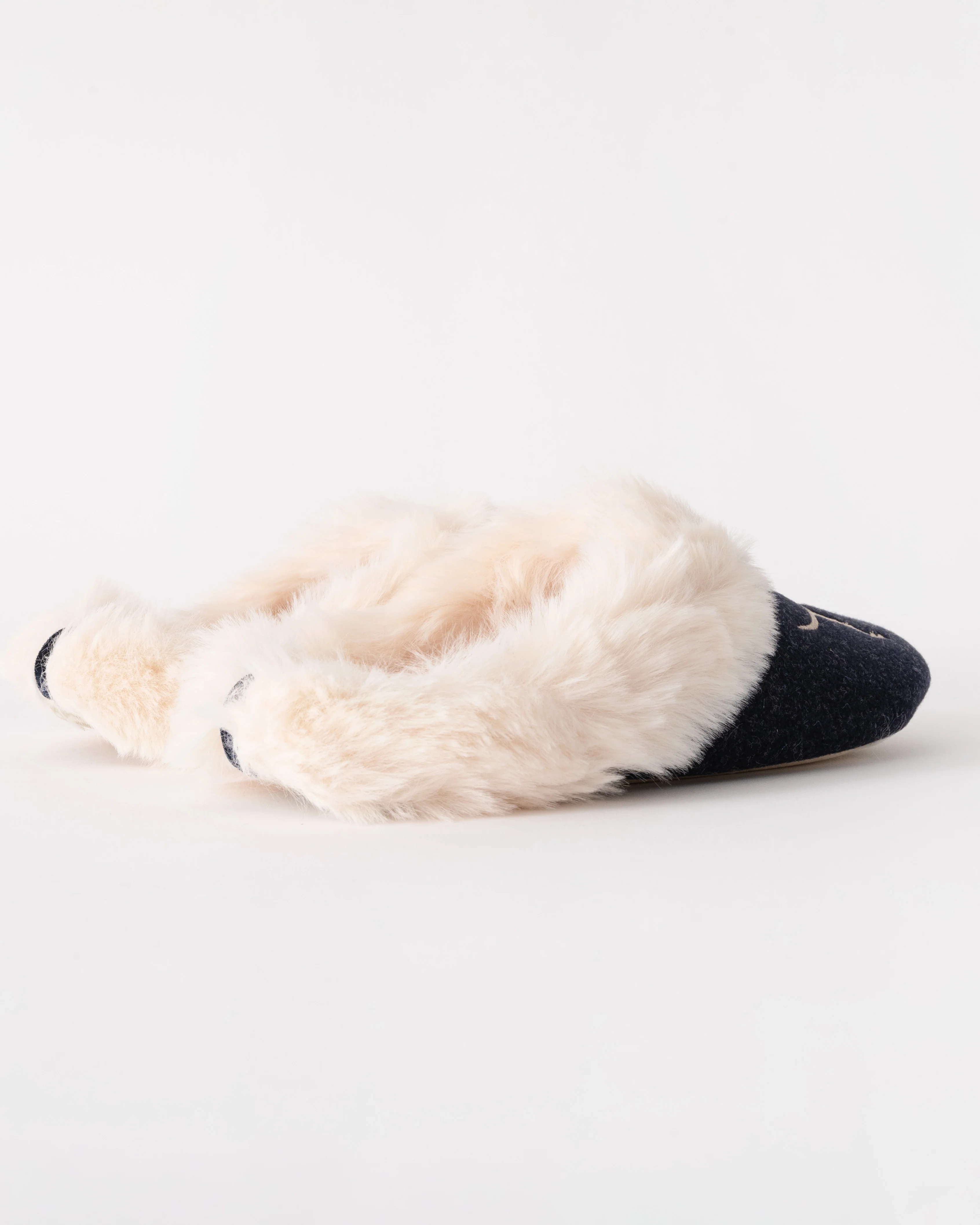 Joules Slippet Womens Slippers - Navy - Image 4