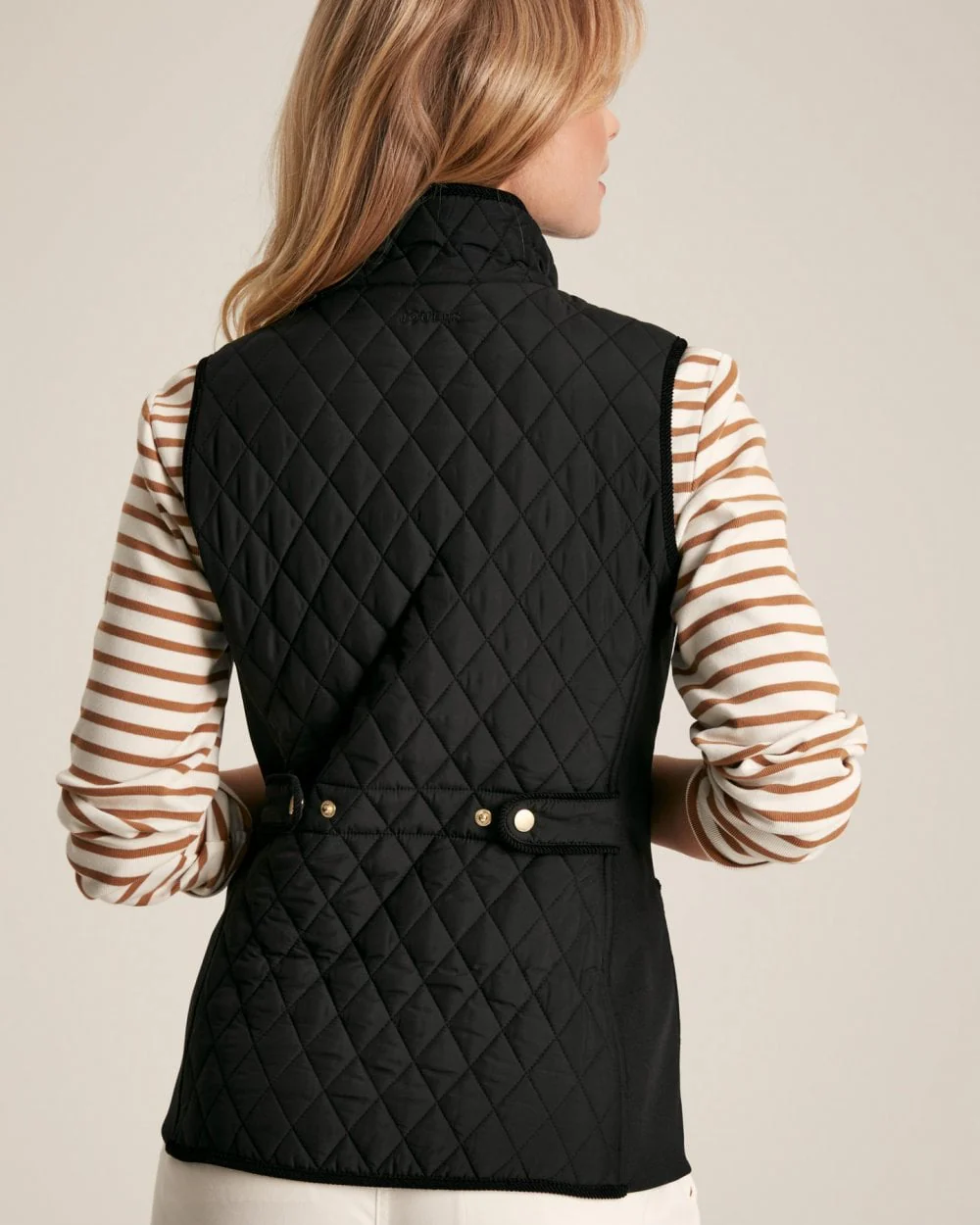 Joules Stately Womens Diamond Quilt Gilet 224332 - Image 7