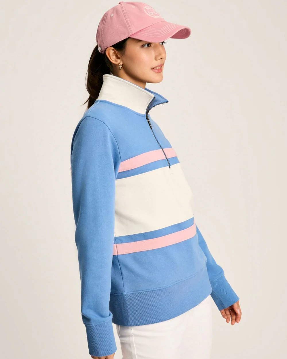 Joules Tadley Womens Half Zip Sweatshirt 224322 - Image 3