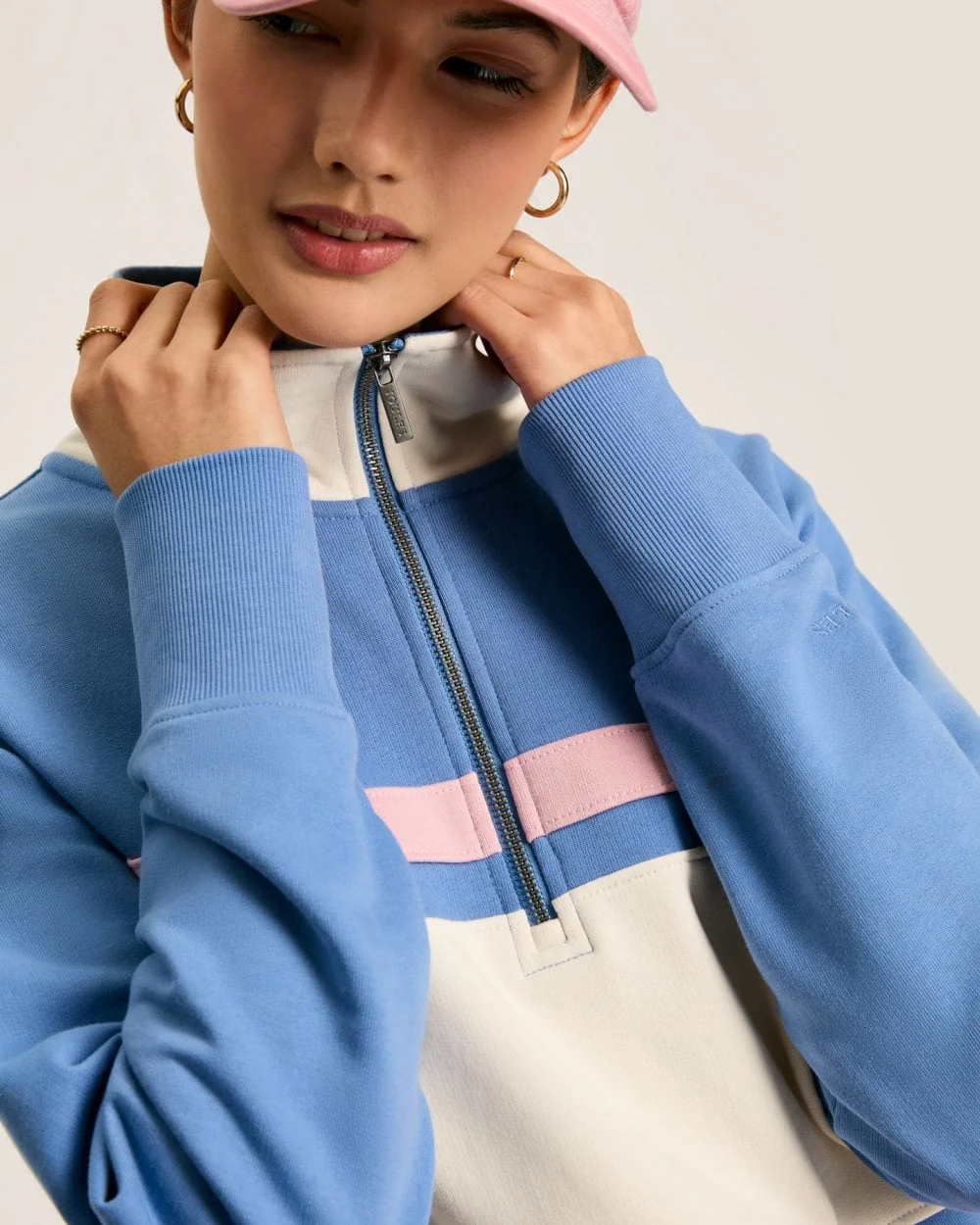 Joules Tadley Womens Half Zip Sweatshirt 224322 - Image 5