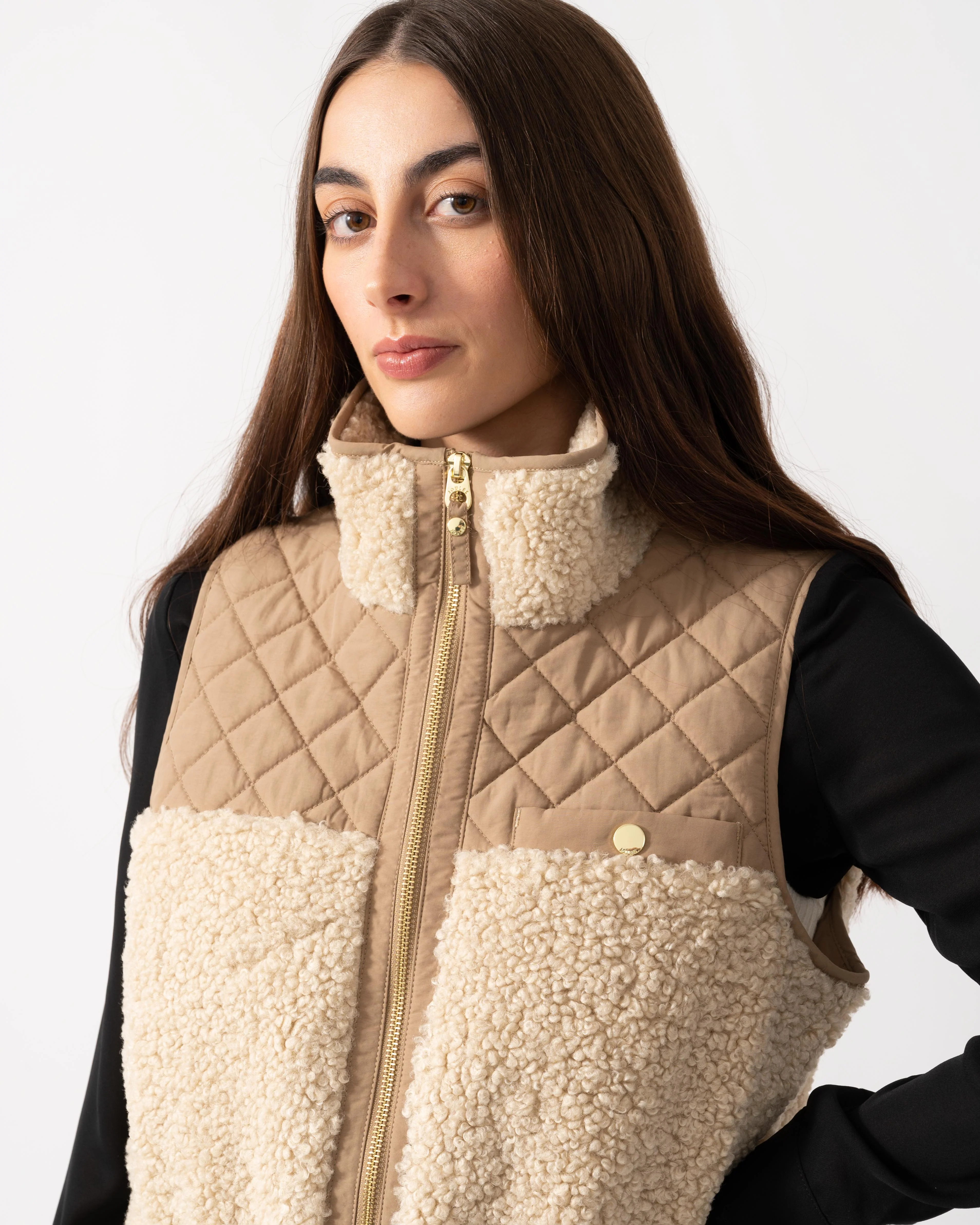 Joules Tadworth Womens Gilet - Cream - Image 2