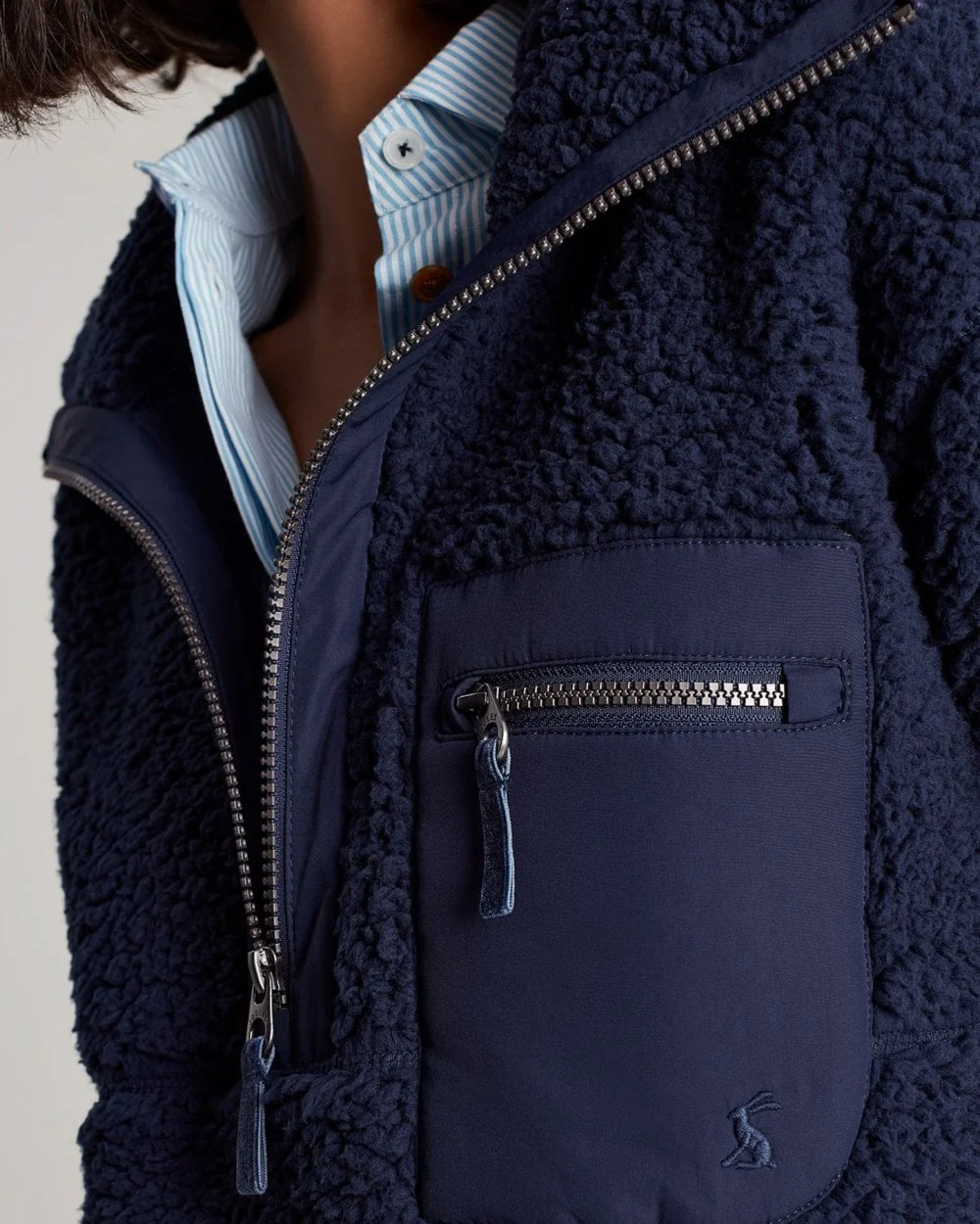 Joules Tilly Womens 1/4 Zip Fleece - French Navy - Image 4