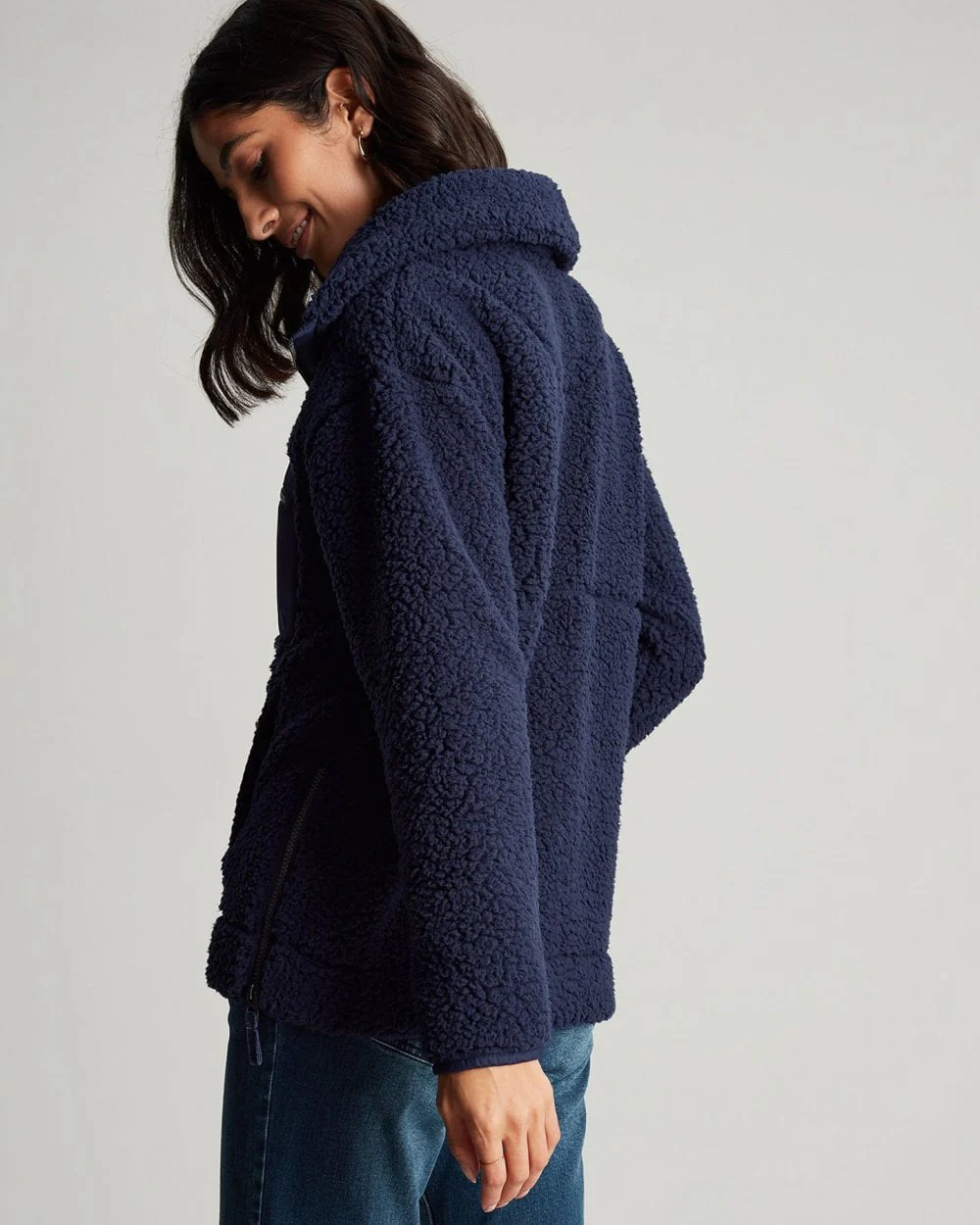 Joules Tilly Womens 1/4 Zip Fleece - French Navy - Image 7